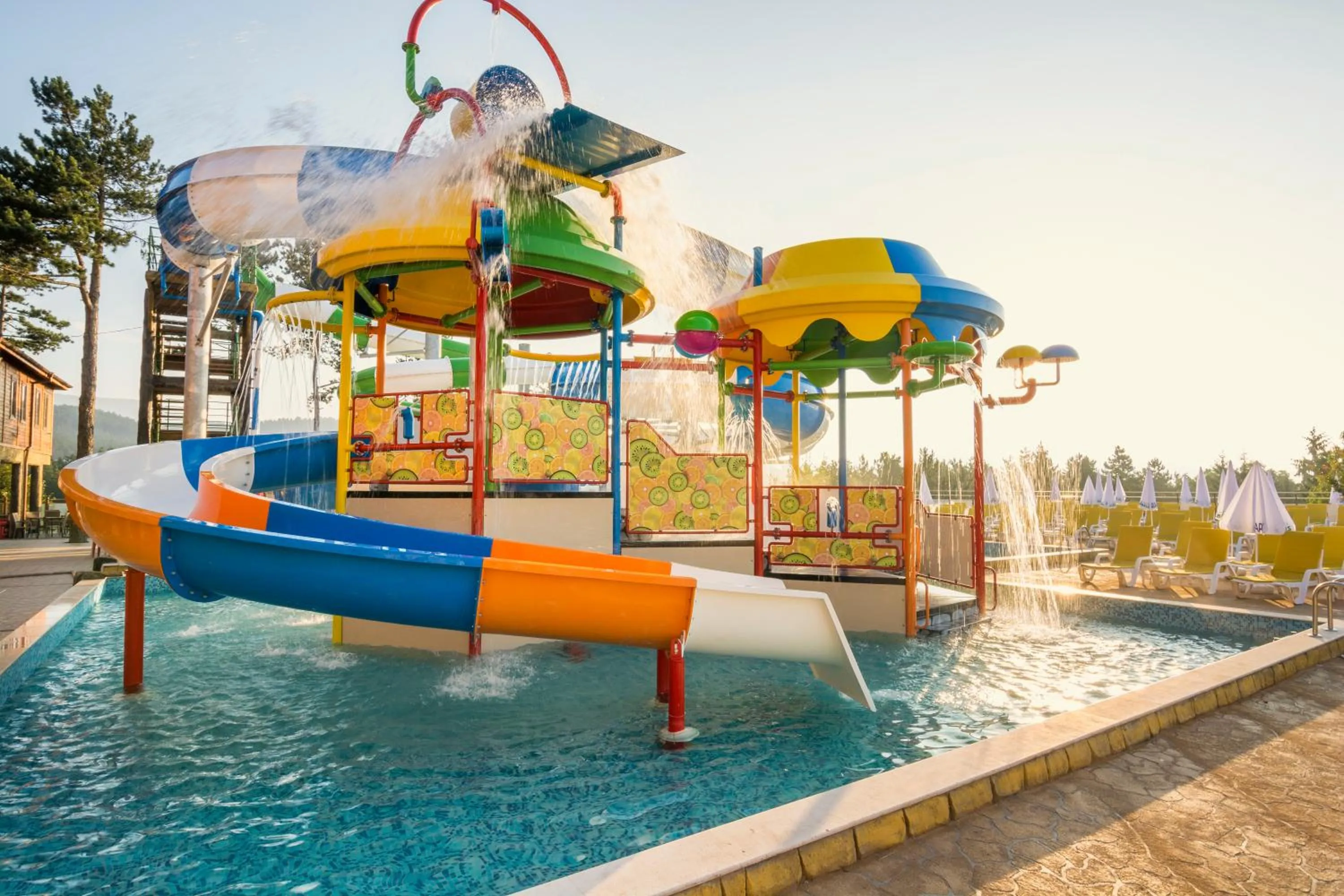 Aqua park in SPA Hotel Elbrus