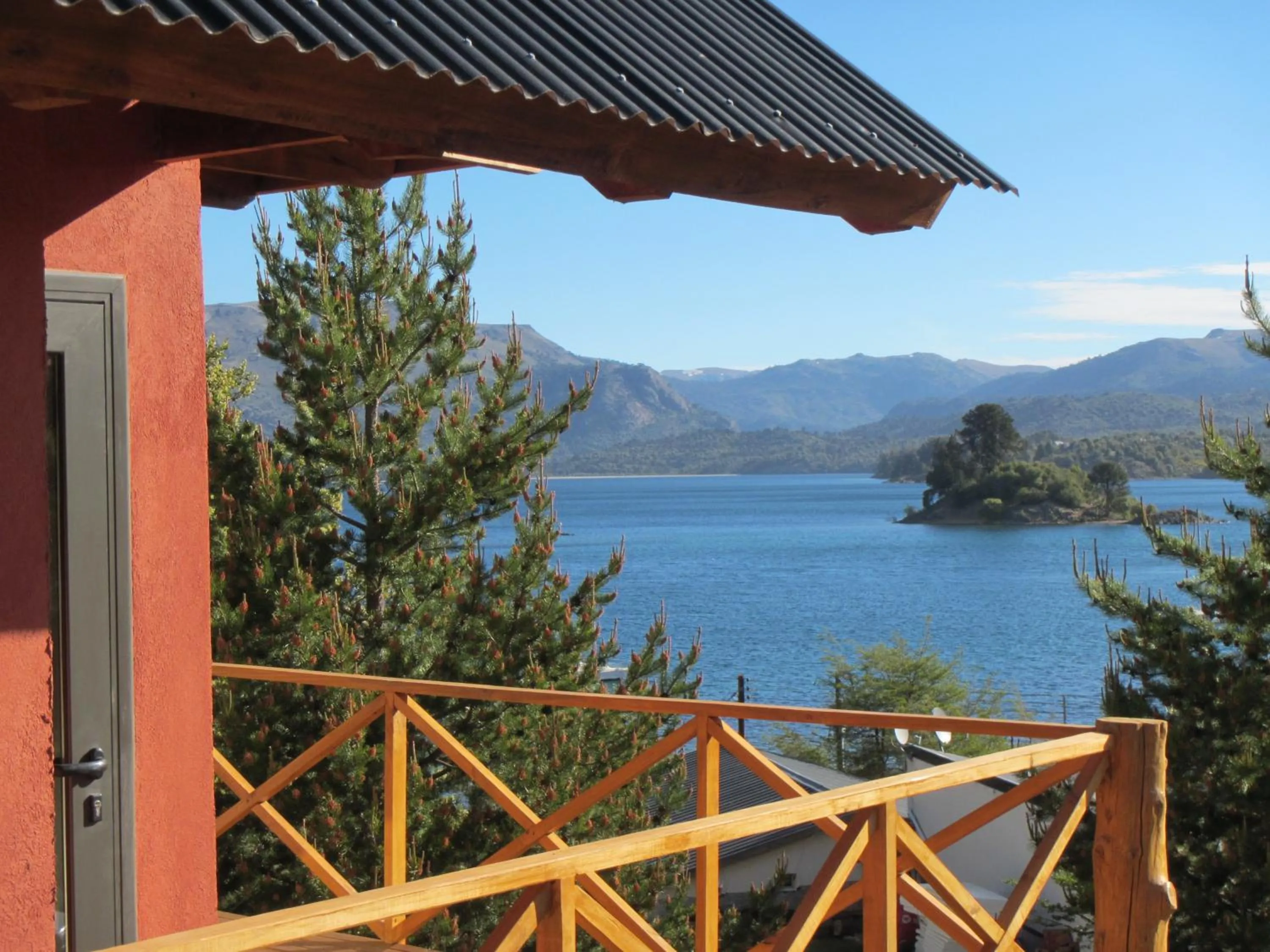 Lake view in Miralagos Apart & Cabañas