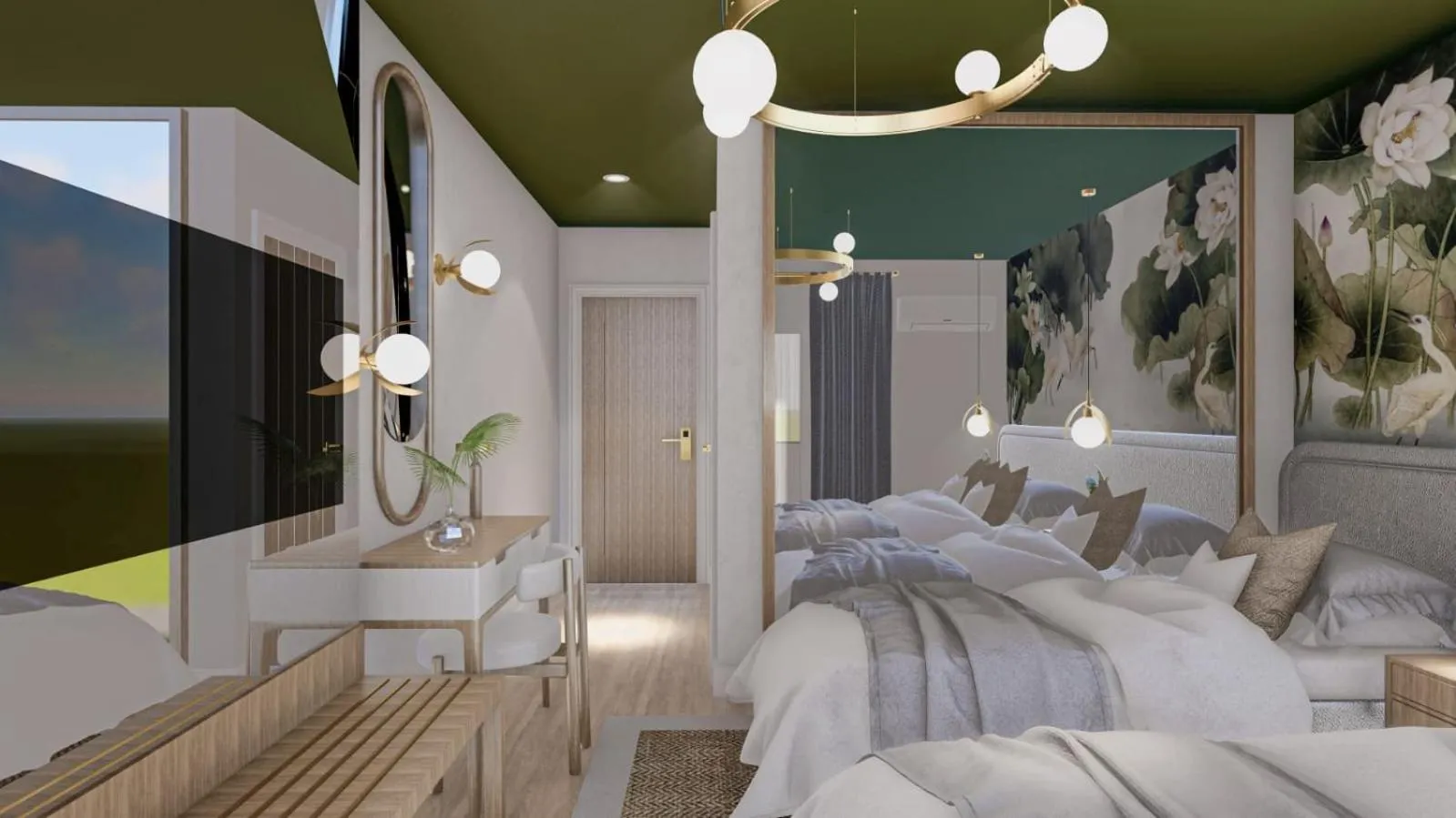 Bed in Concordia Celes Beach Hotel