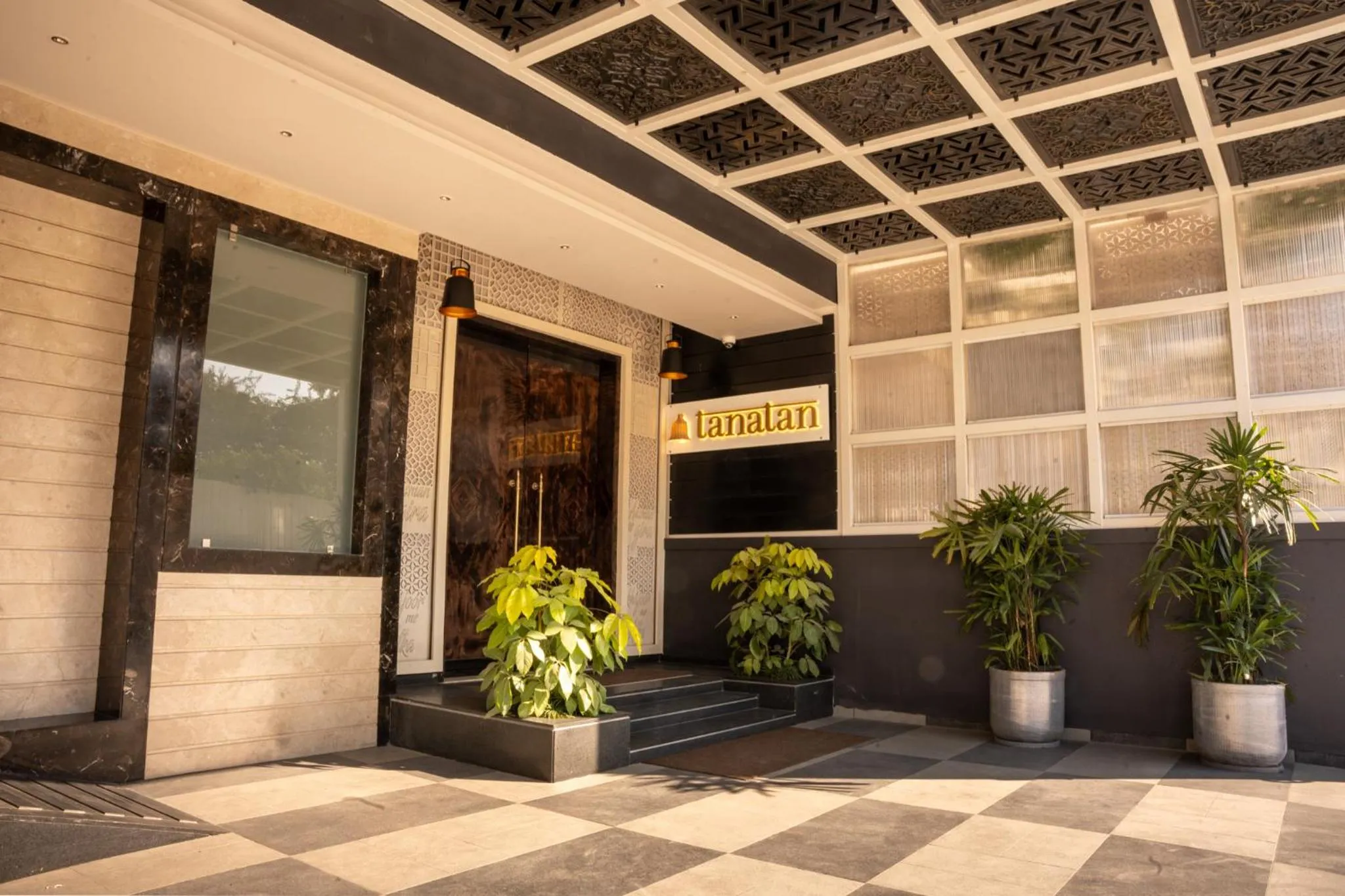Facade/entrance in Ramee Tarang Hotel Indore