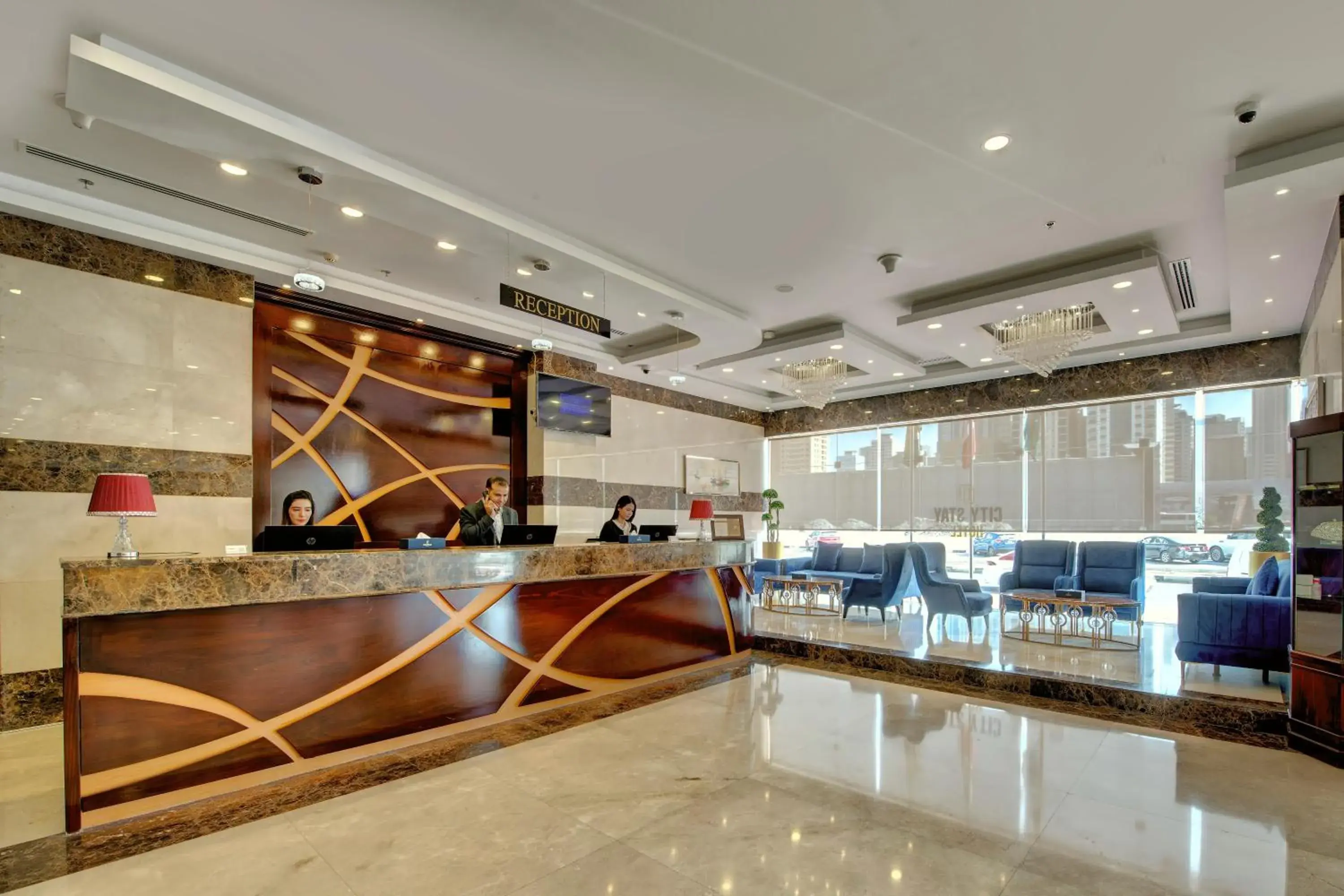 Lobby or reception in City Stay Hotel Expo Centre Lobby or reception in City Stay Hotel Expo Centre