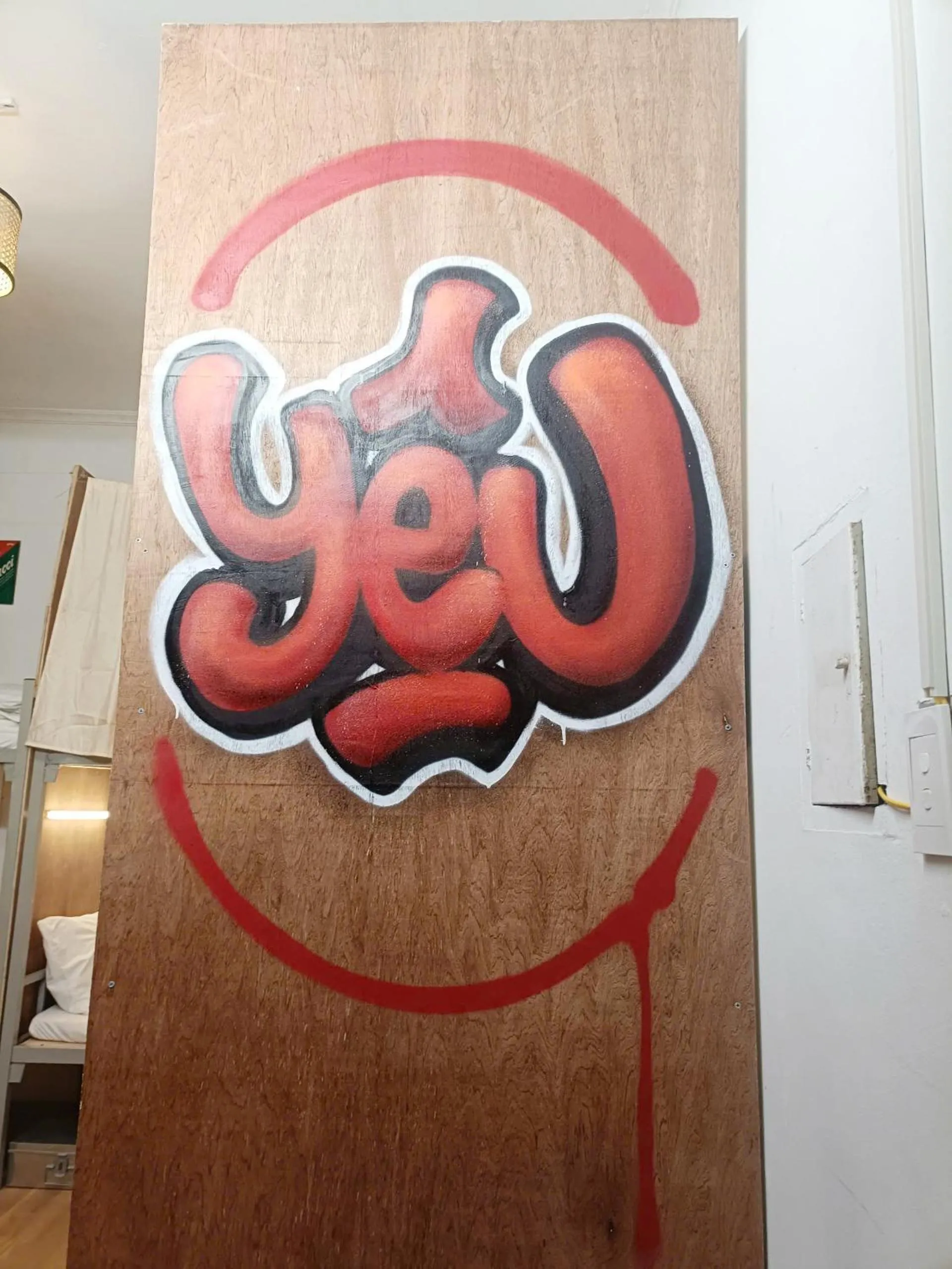 Decorative detail in Viet Vintage Hostel n Pub - Soft mattress - Free beer on Wed,Thu,Fri,Sat