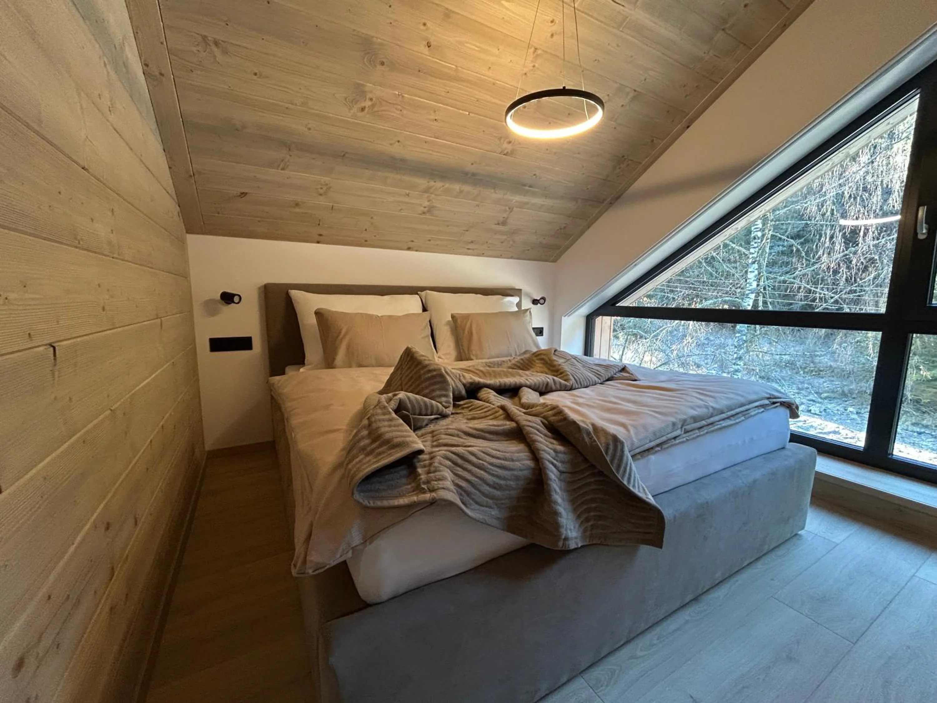 Bedroom, Bed in Apartmány Dolina