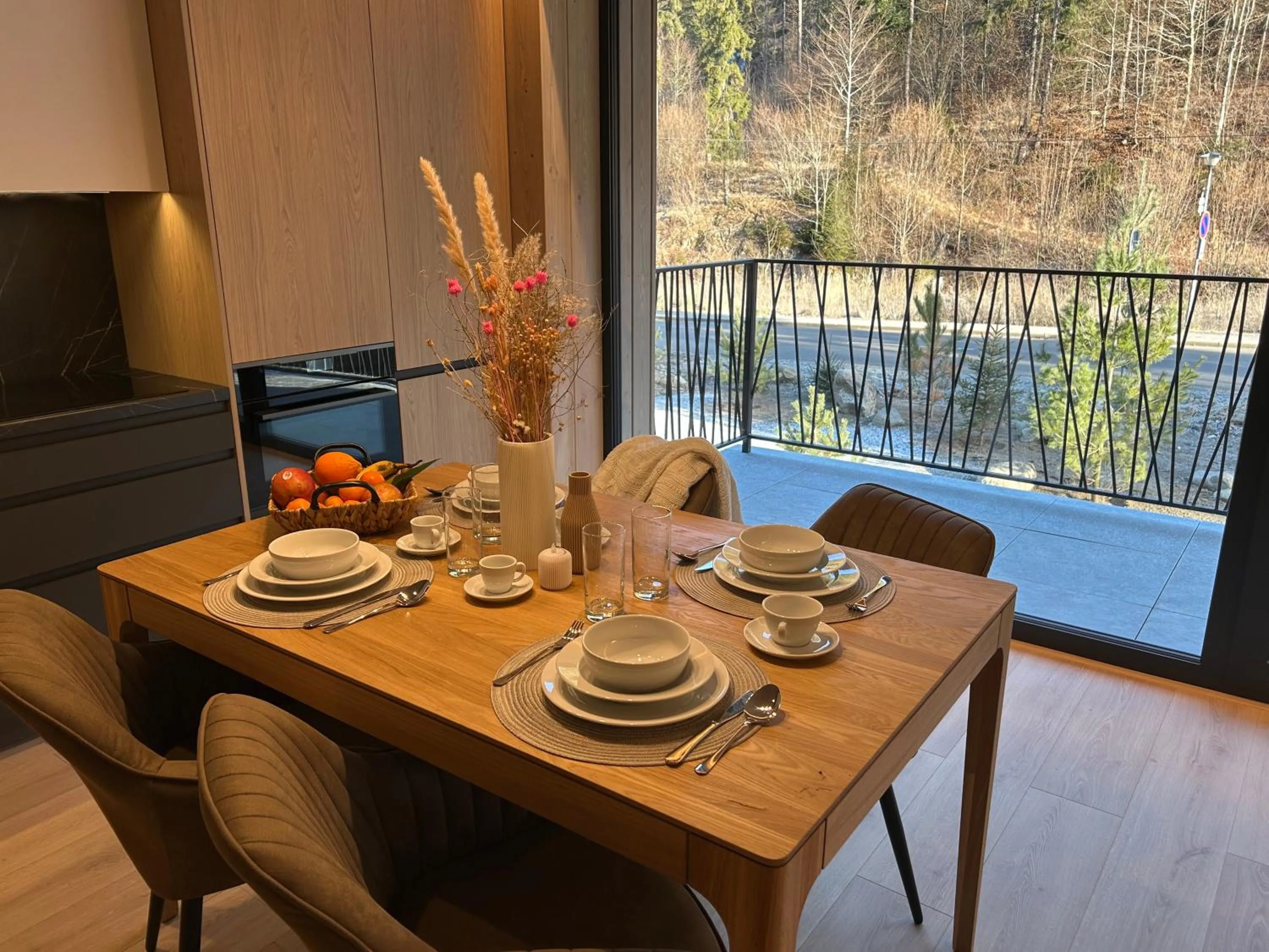 Dining area in Apartmány Dolina