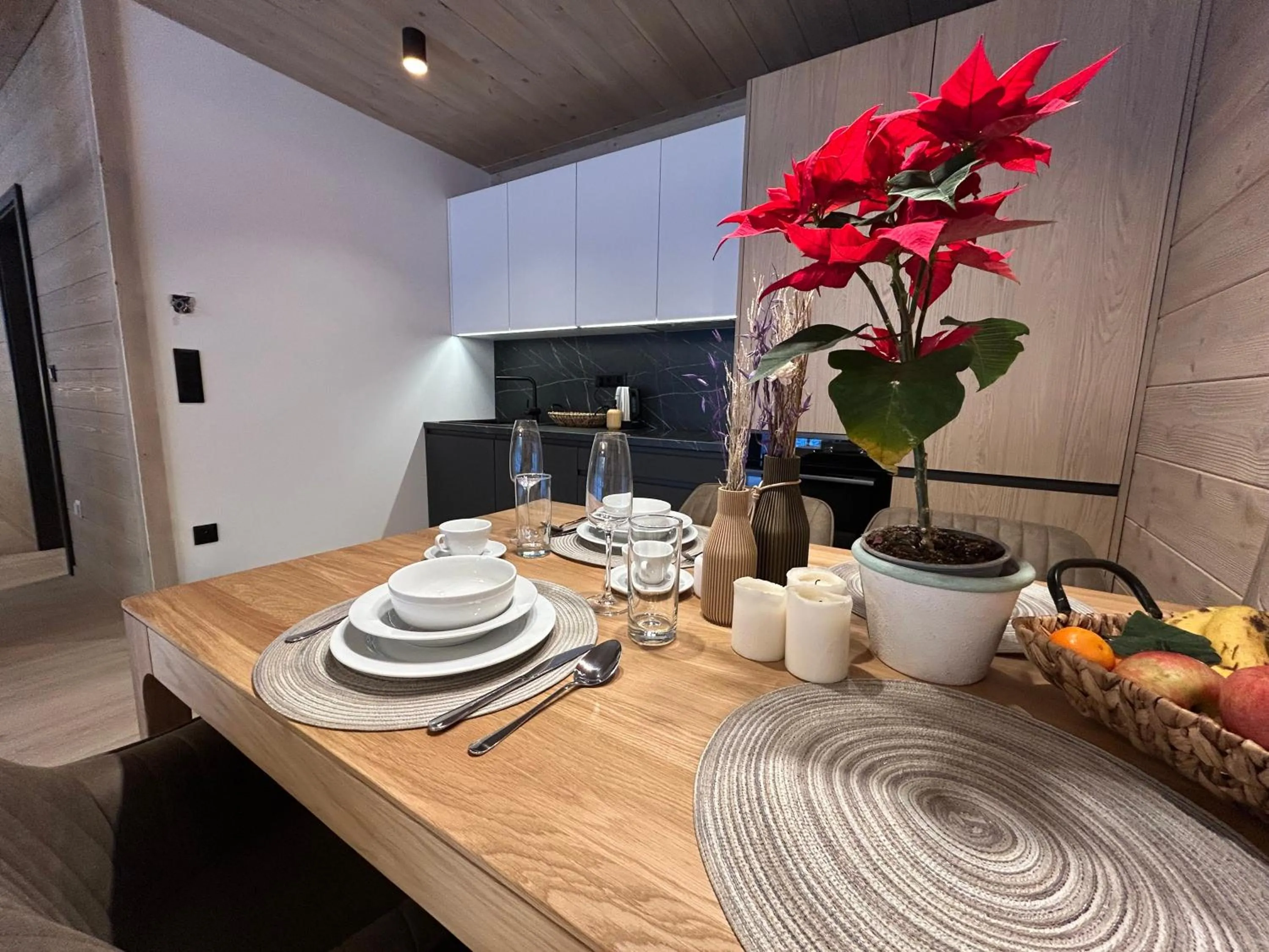 Kitchen or kitchenette in Apartmány Dolina