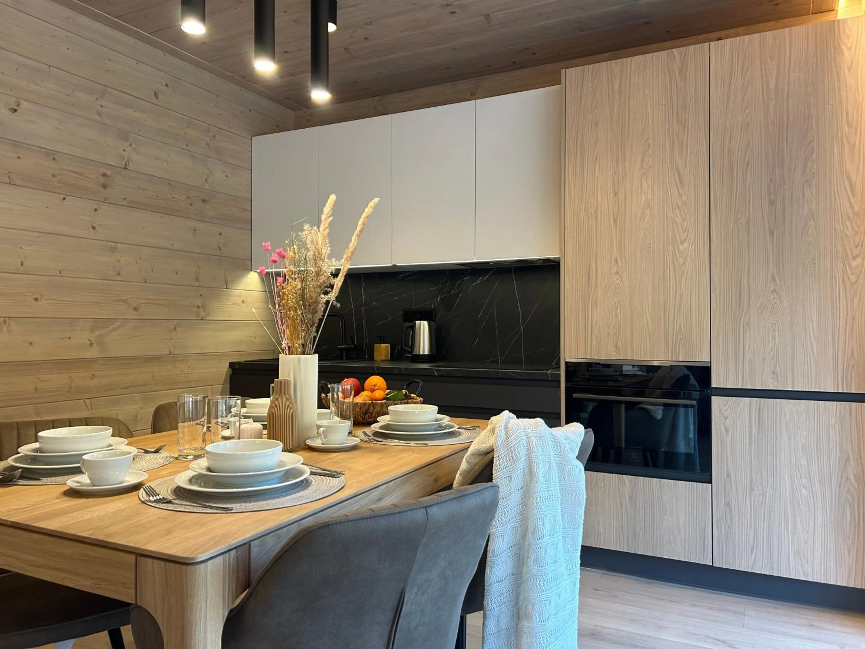 Kitchen or kitchenette in Apartmány Dolina