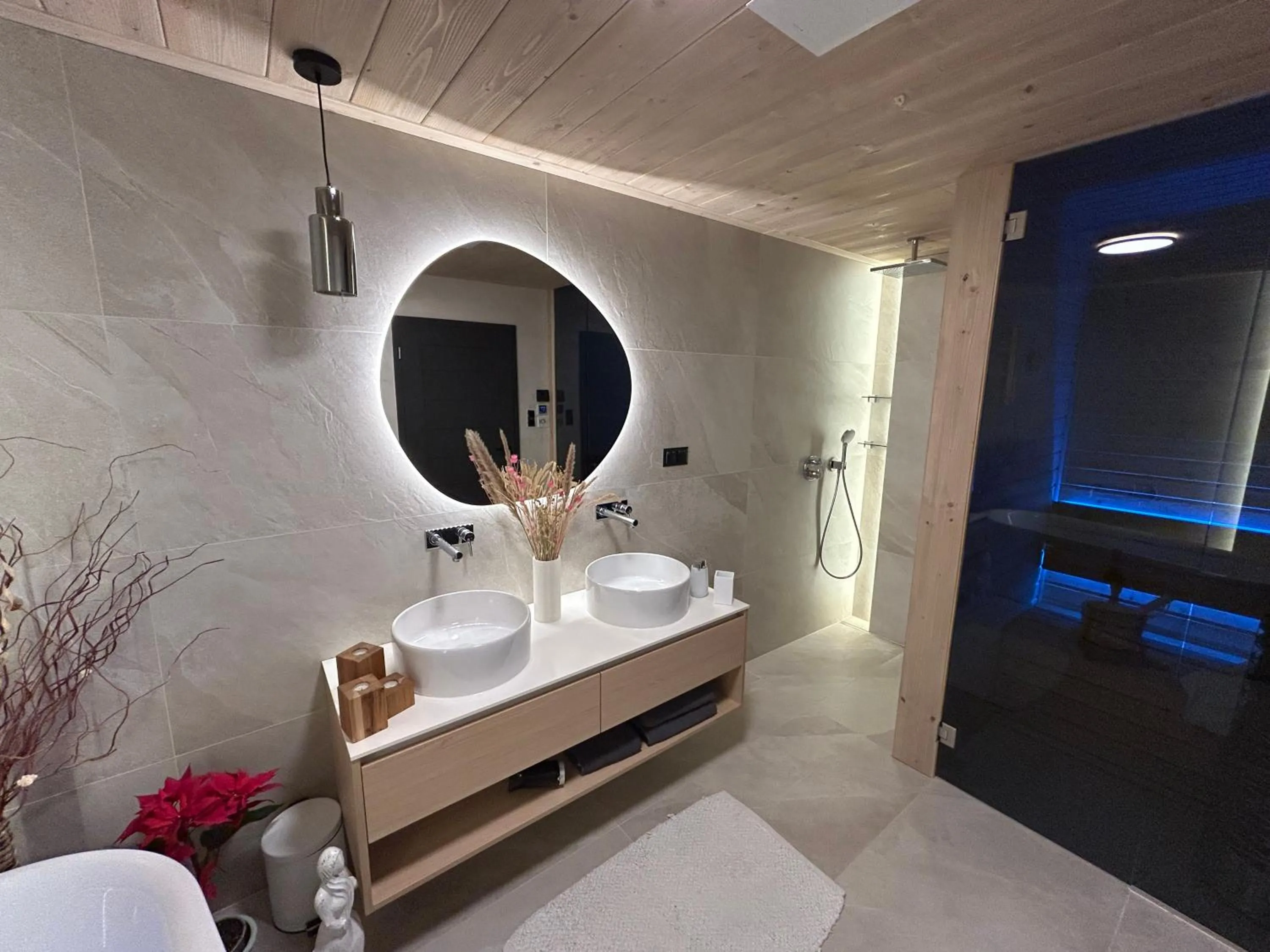Sauna in Apartmány Dolina