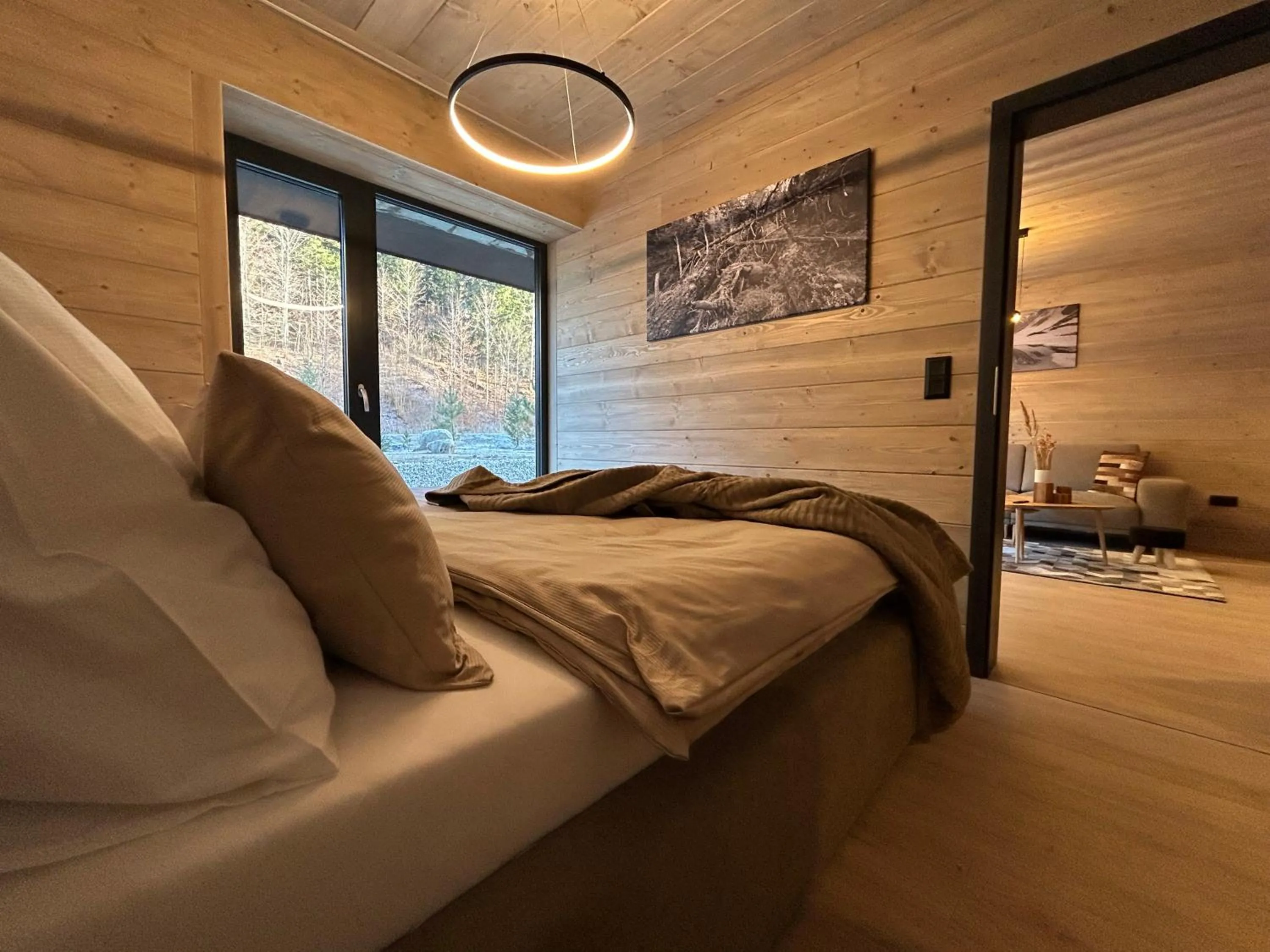 Bedroom, Bed in Apartmány Dolina