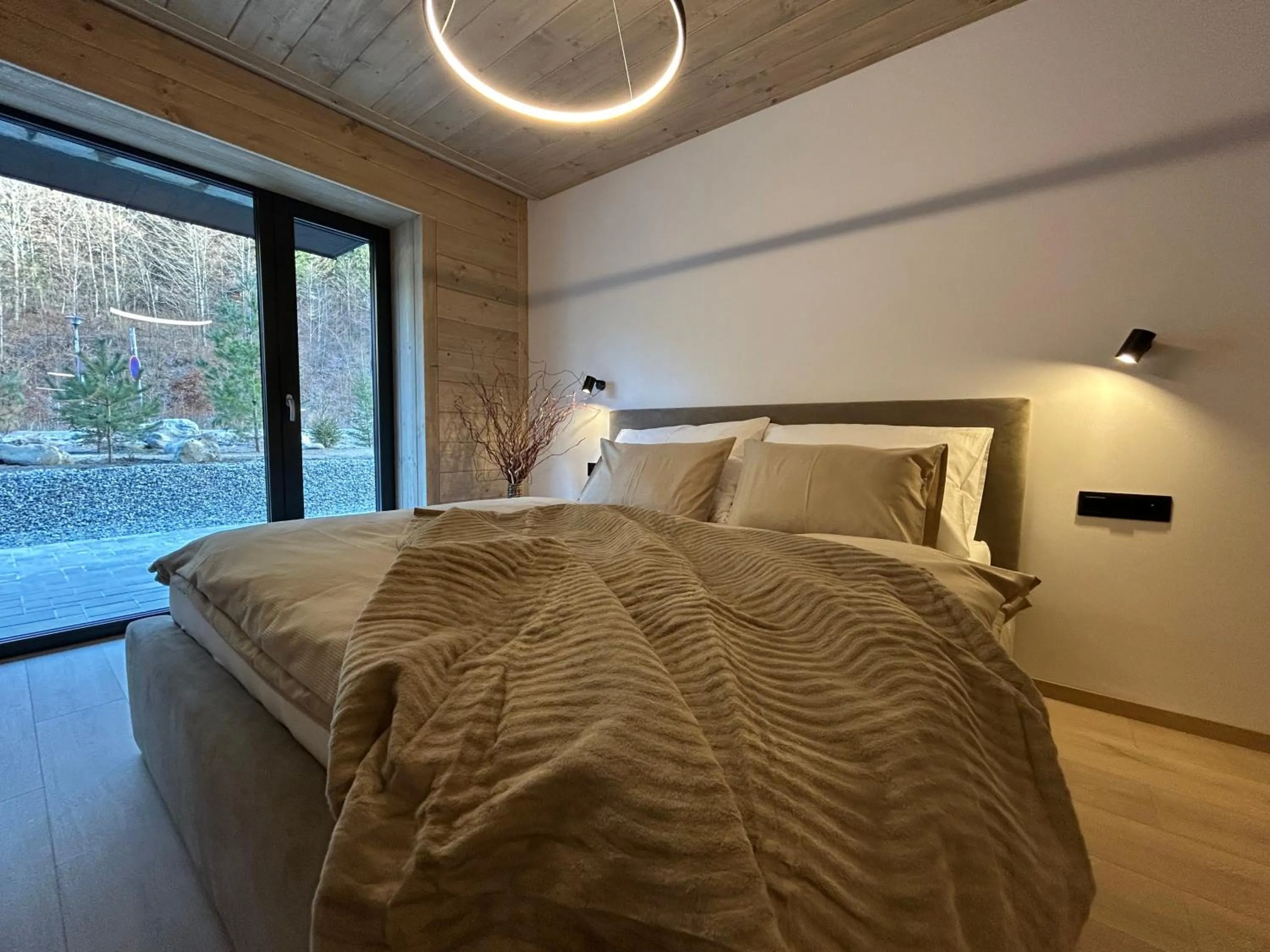Bedroom, Bed in Apartmány Dolina