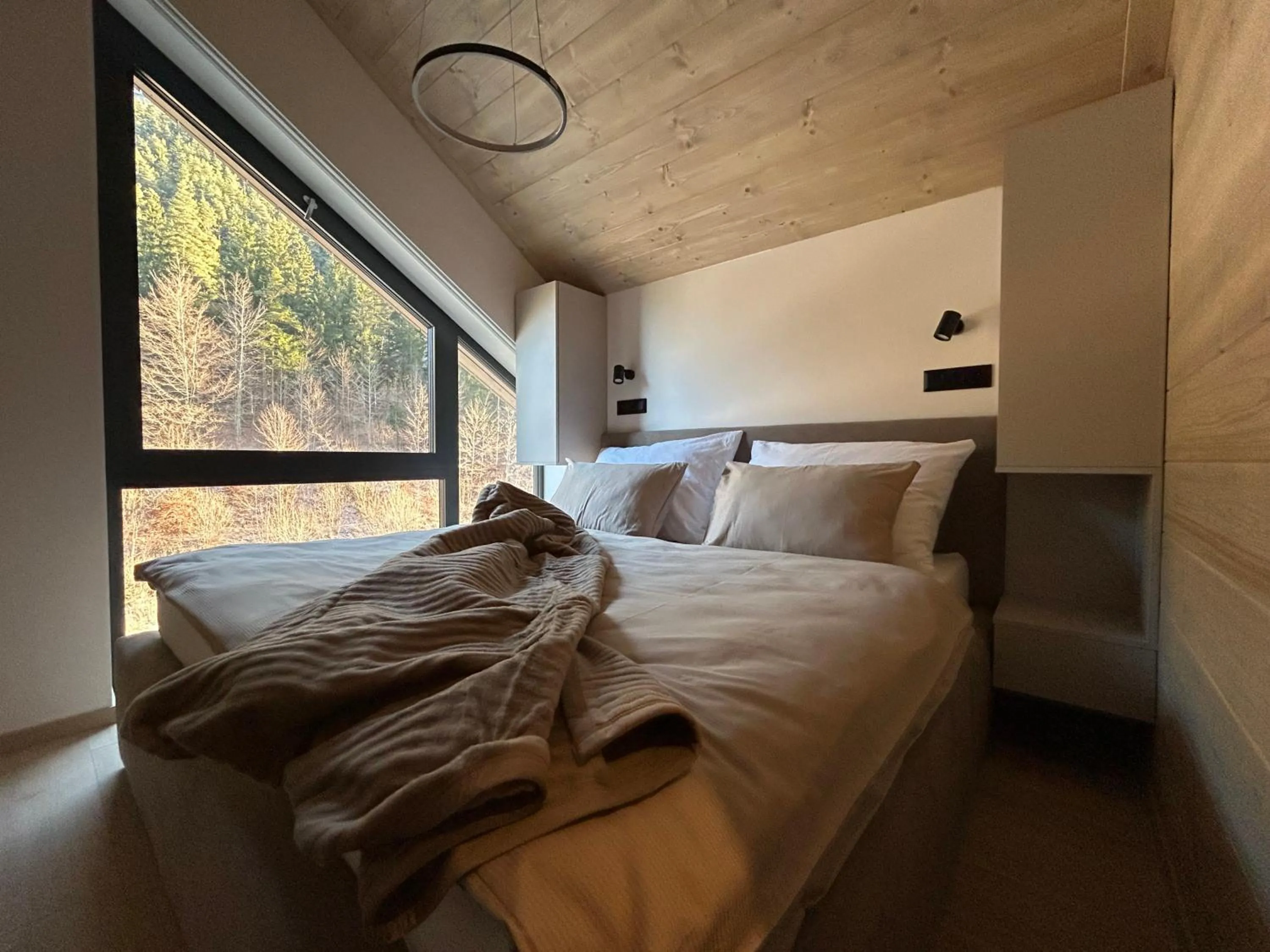 Bedroom, Bed in Apartmány Dolina