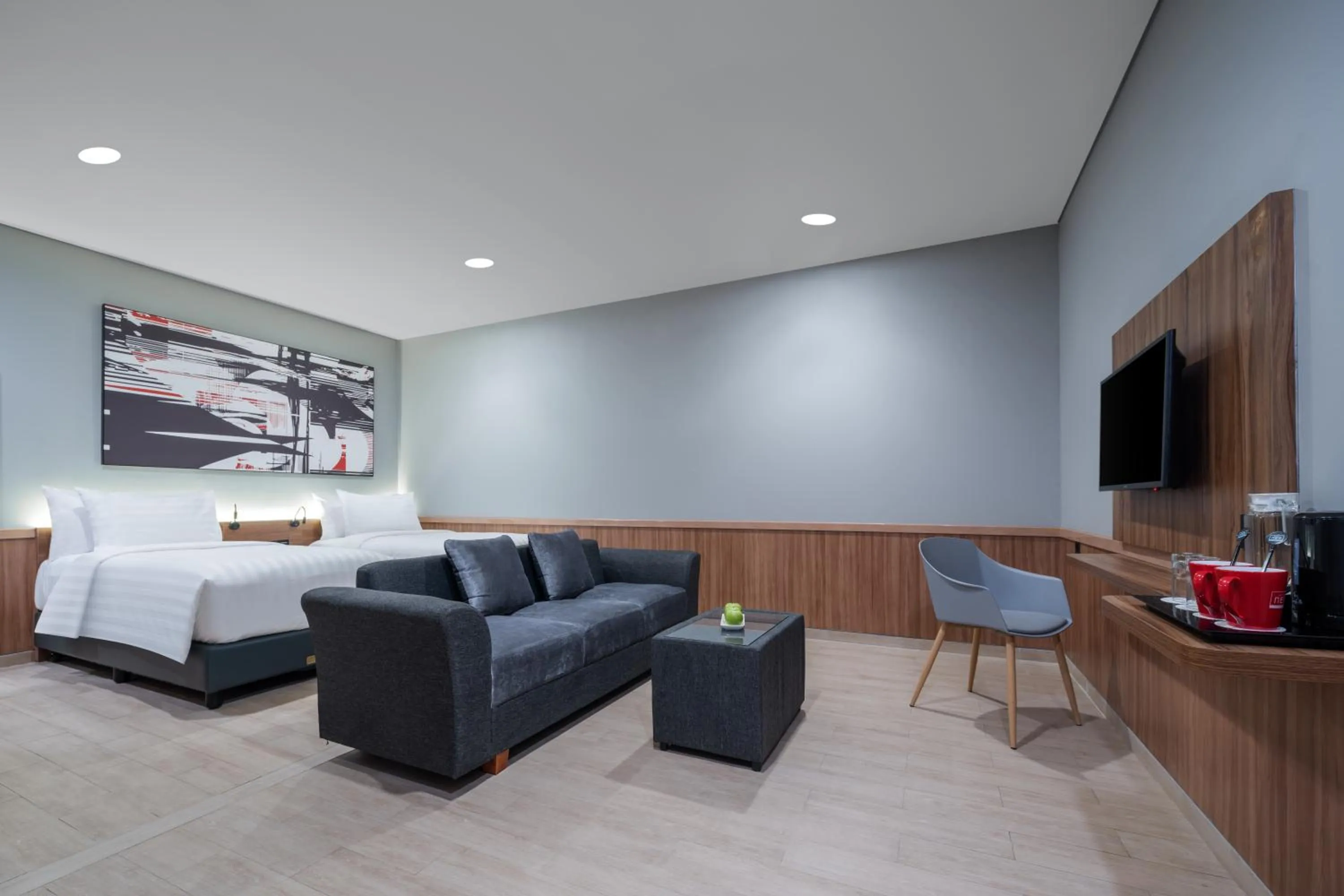 Bedroom in Hotel Neo Plus Airport Jakarta