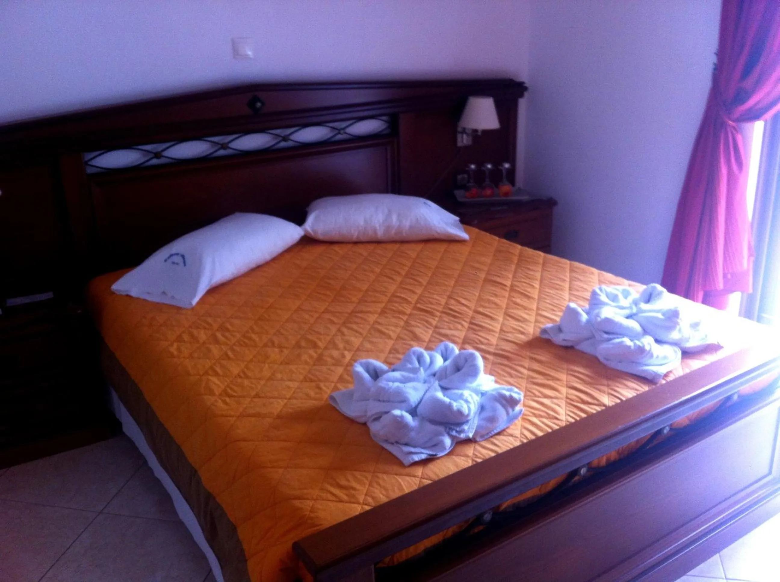 Bedroom, Bed in Kalloni village apartments