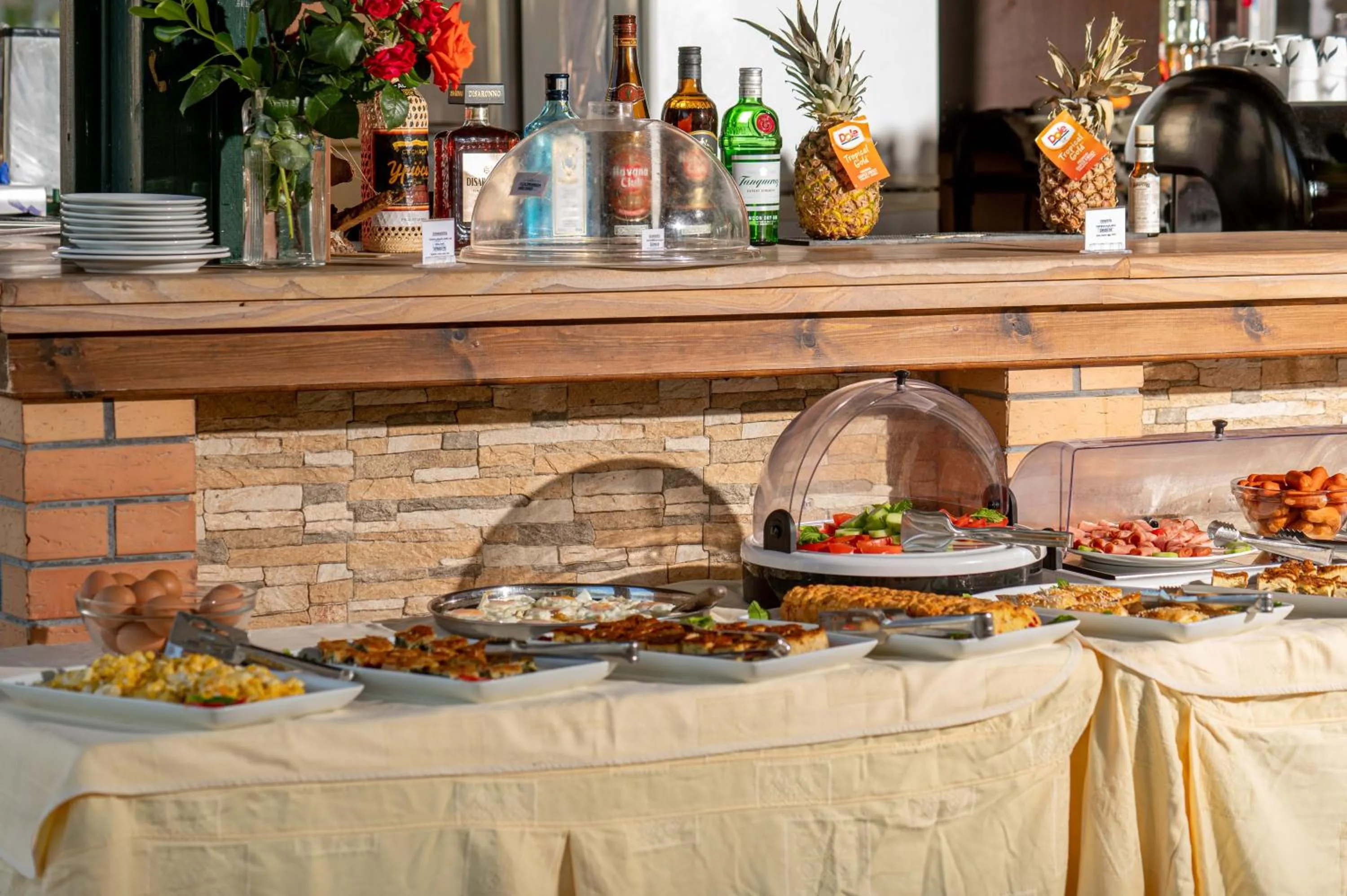 Breakfast in Kalloni village apartments