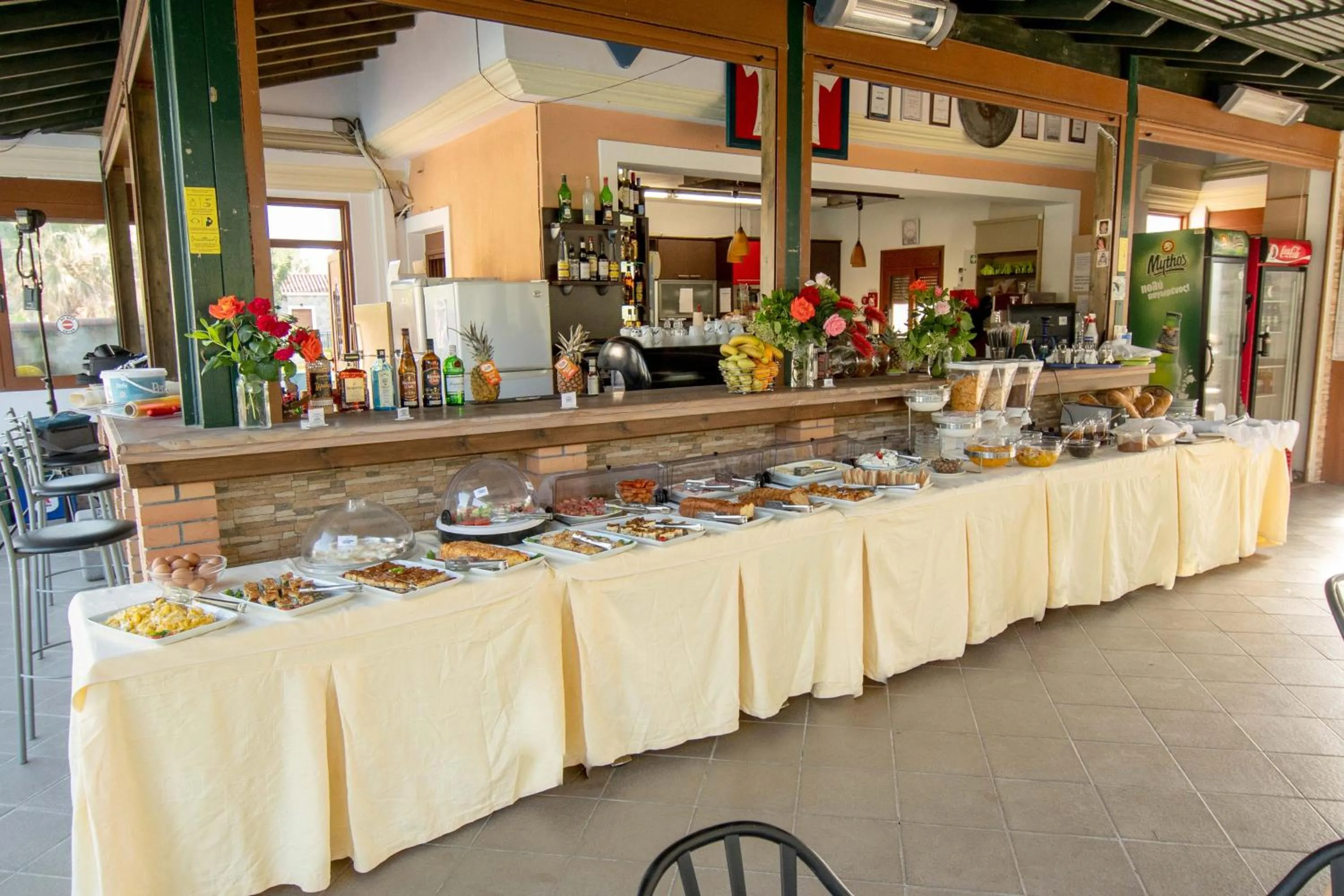 Breakfast in Kalloni village apartments