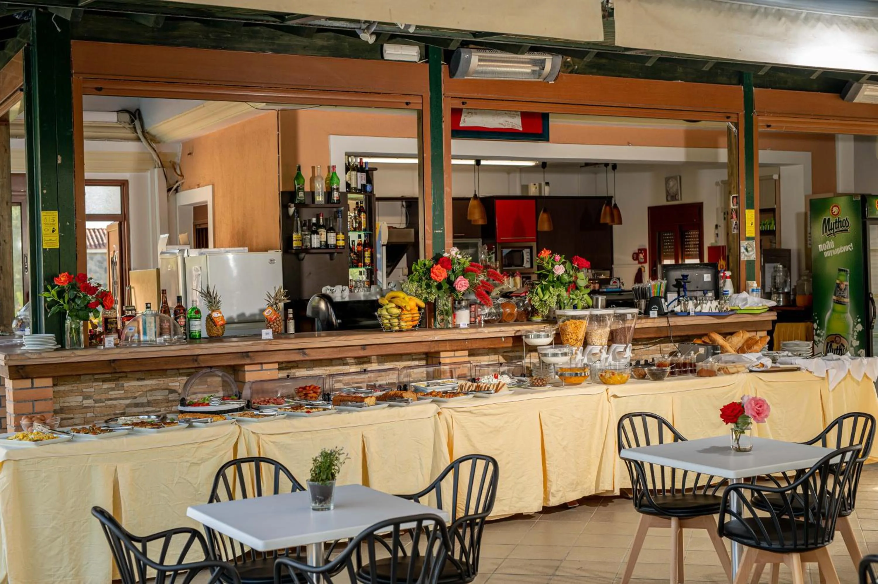 Breakfast in Kalloni village apartments