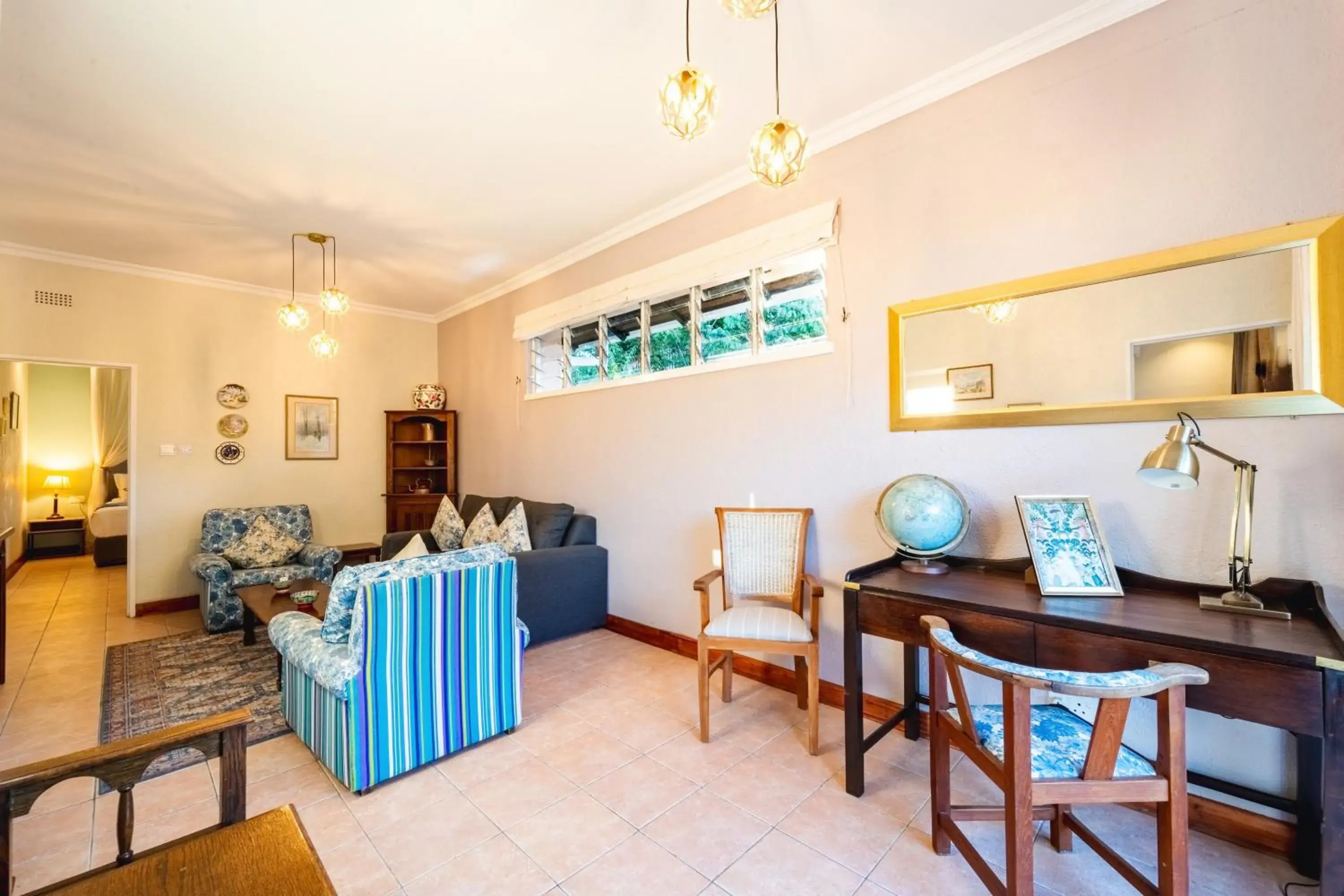 Living room in The Victorian Manor Living room in The Victorian Manor