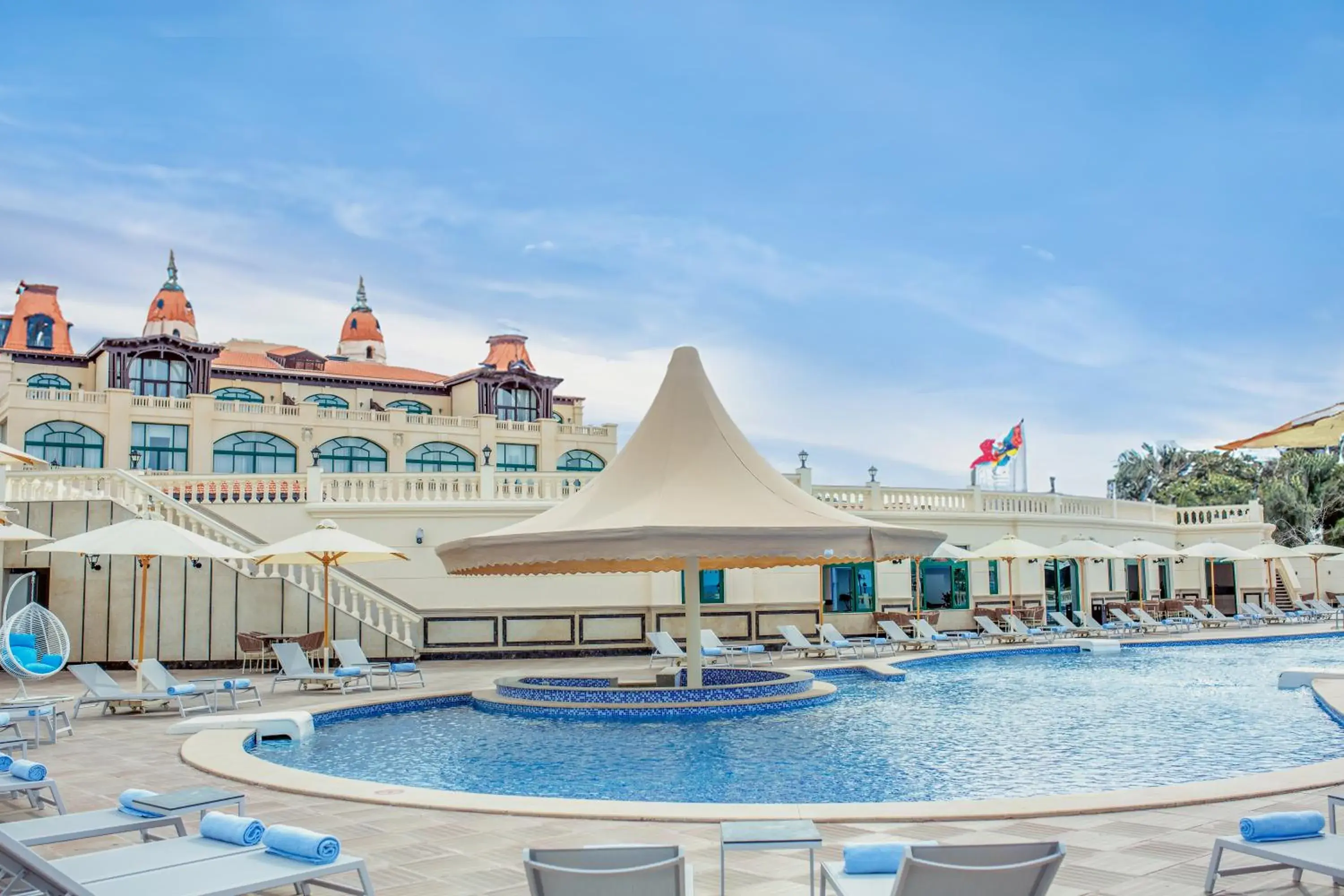 Swimming pool in Rixos Montaza Alexandria Swimming pool in Rixos Montaza Alexandria