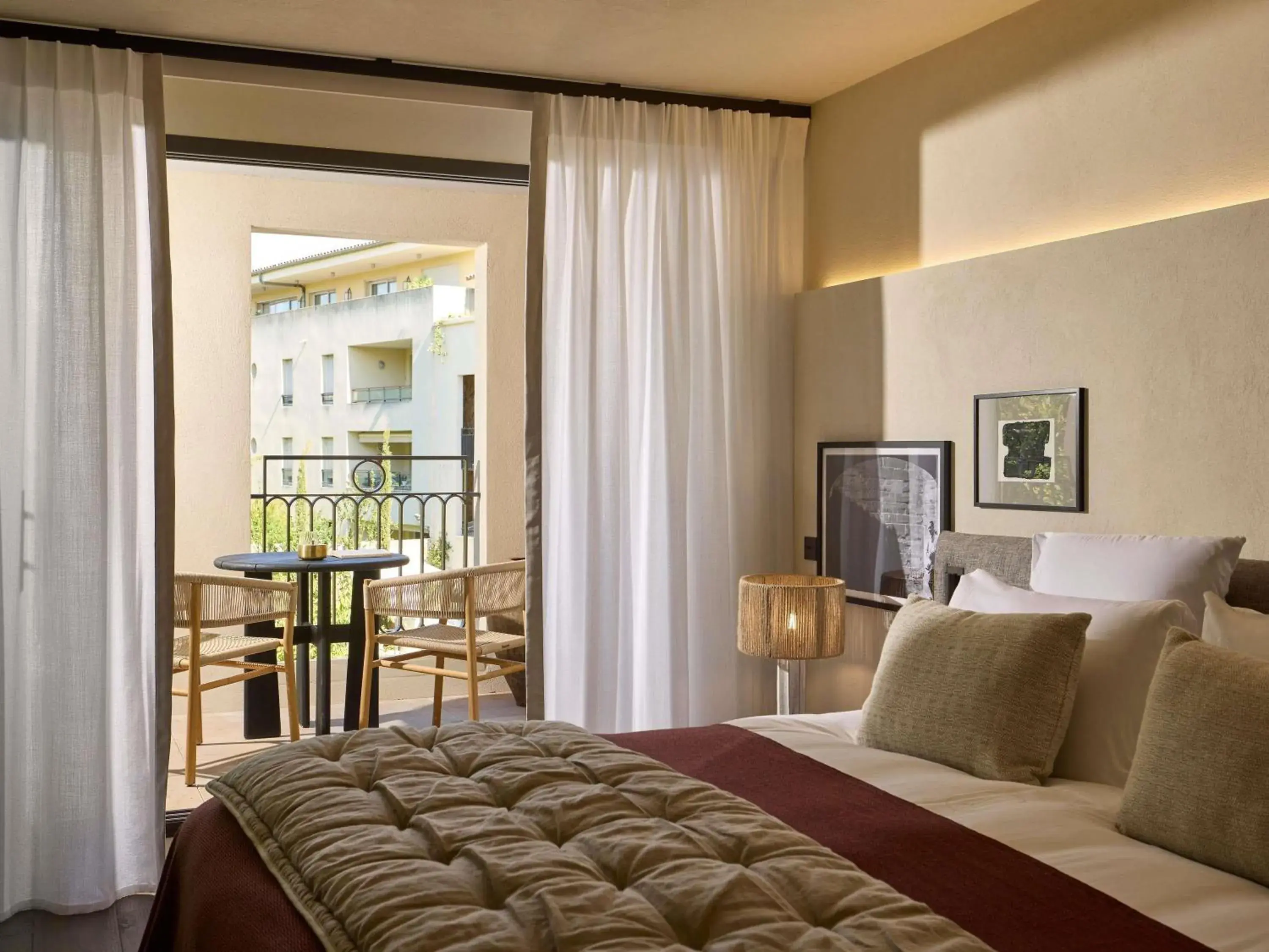 Bedroom, Bed in L'Isle de Leos Hotel & Spa - MGallery Collection Bedroom, Bed in L'Isle de Leos Hotel & Spa - MGallery Collection