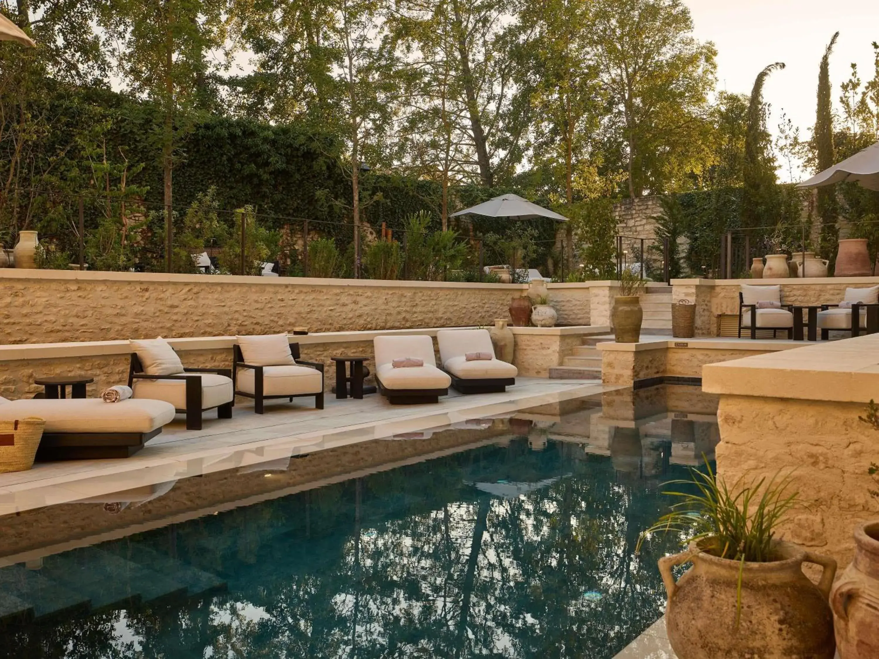 Pool view in L'Isle de Leos Hotel & Spa - MGallery Collection Pool view in L'Isle de Leos Hotel & Spa - MGallery Collection