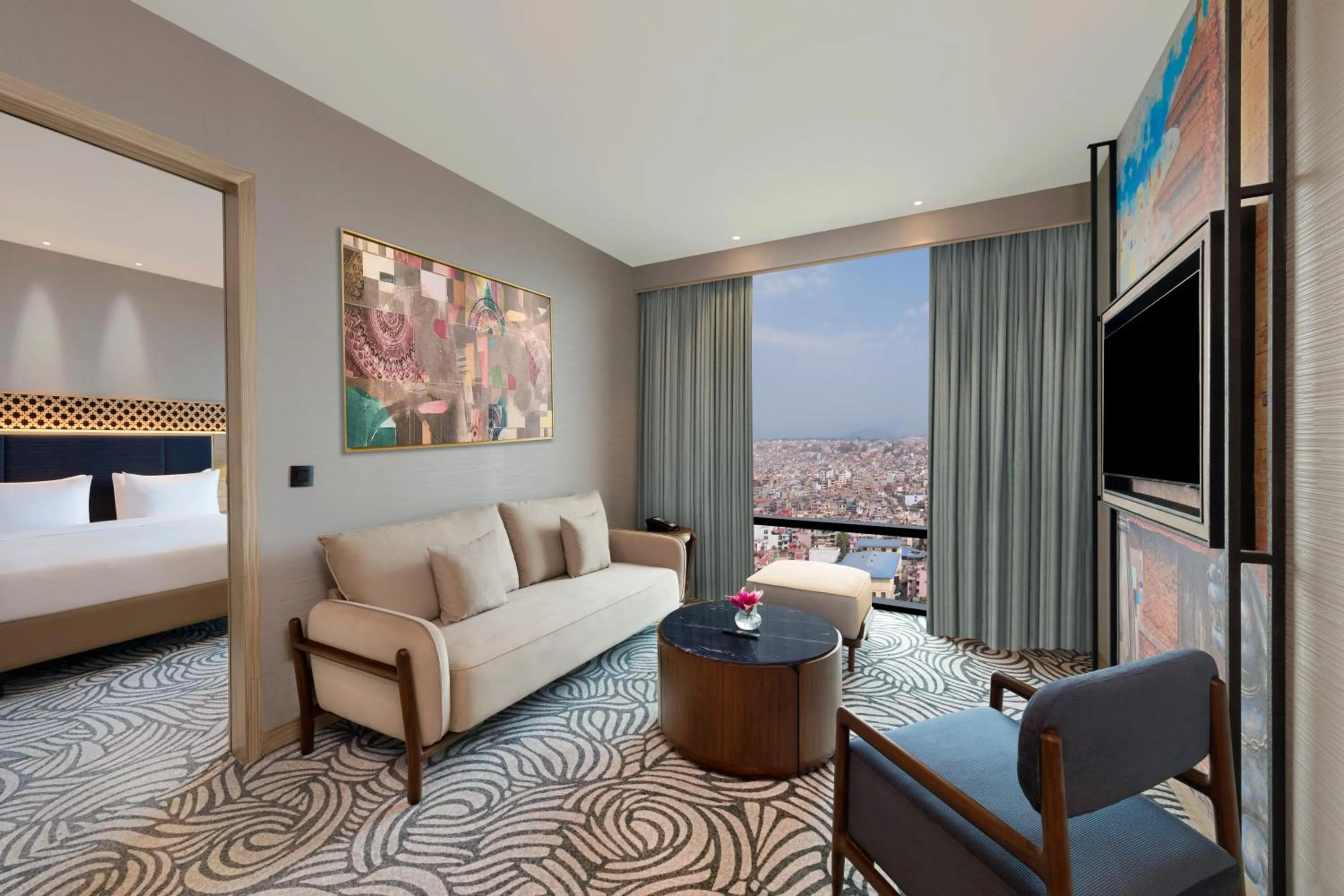 Living room in Mercure Kathmandu Sukedhara Heights