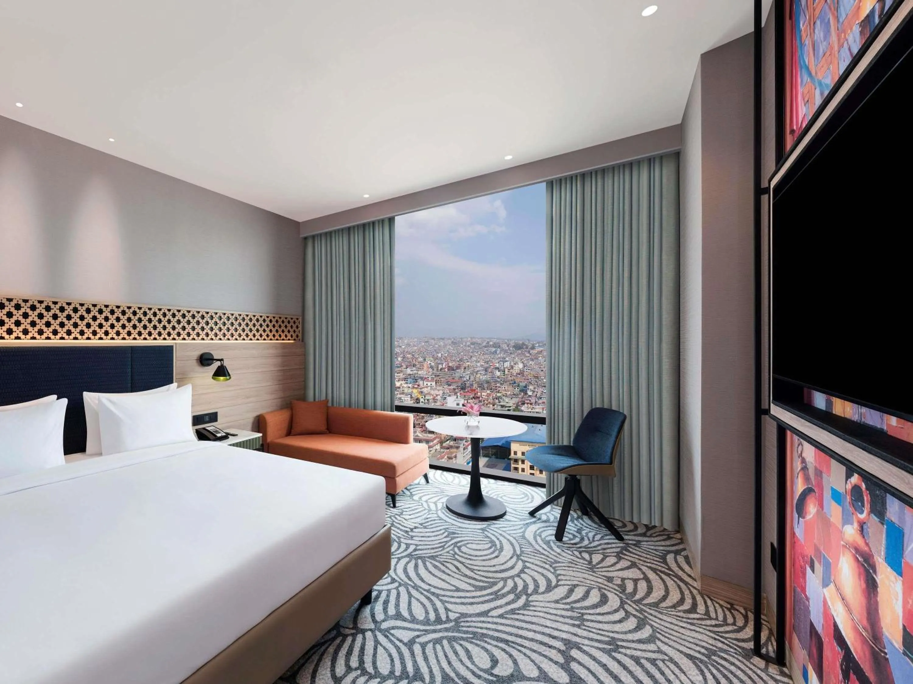 Bedroom, Bed in Mercure Kathmandu Sukedhara Heights