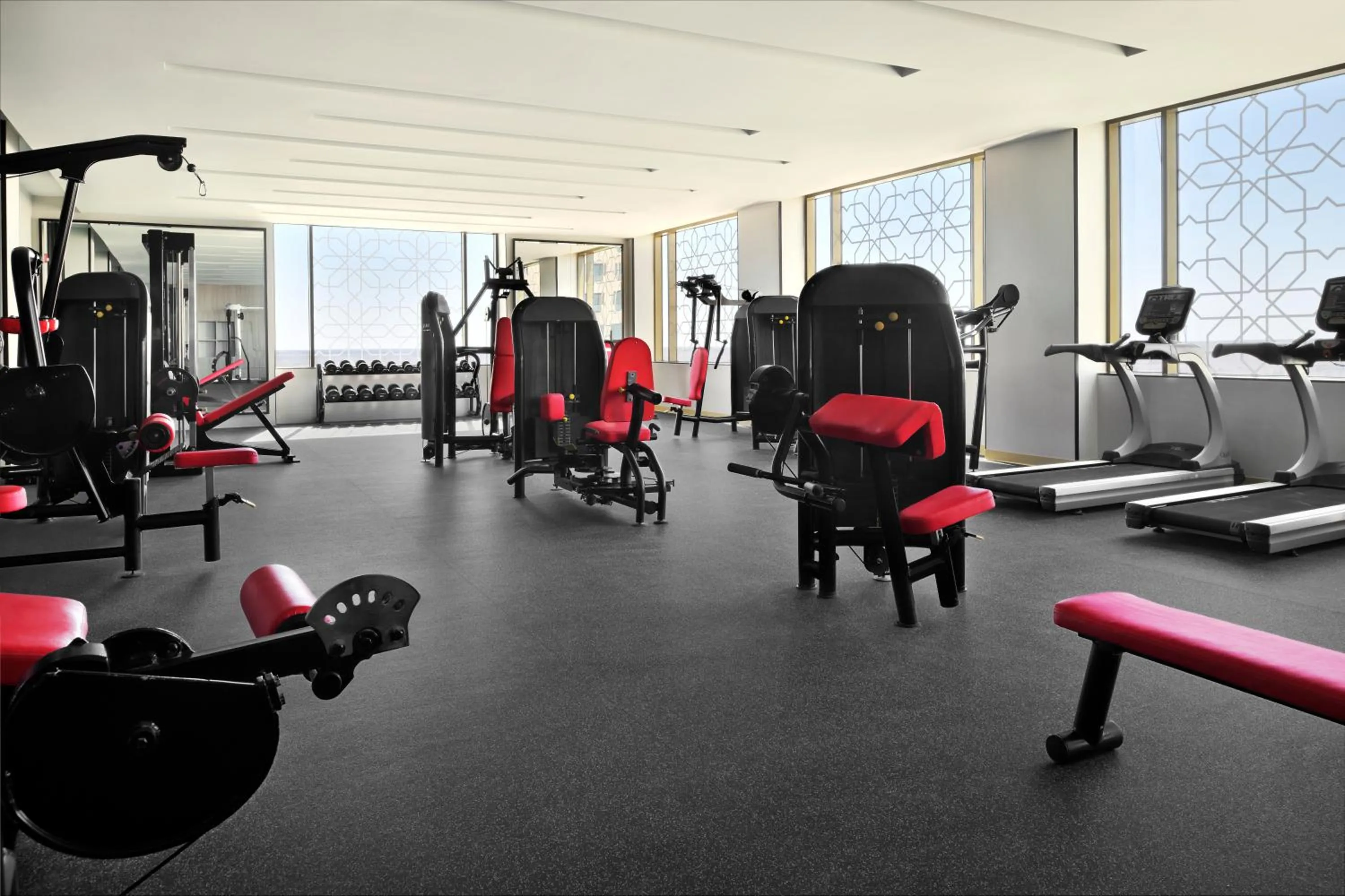 Fitness centre/facilities in Mövenpick Hotel Waad Al Shamal