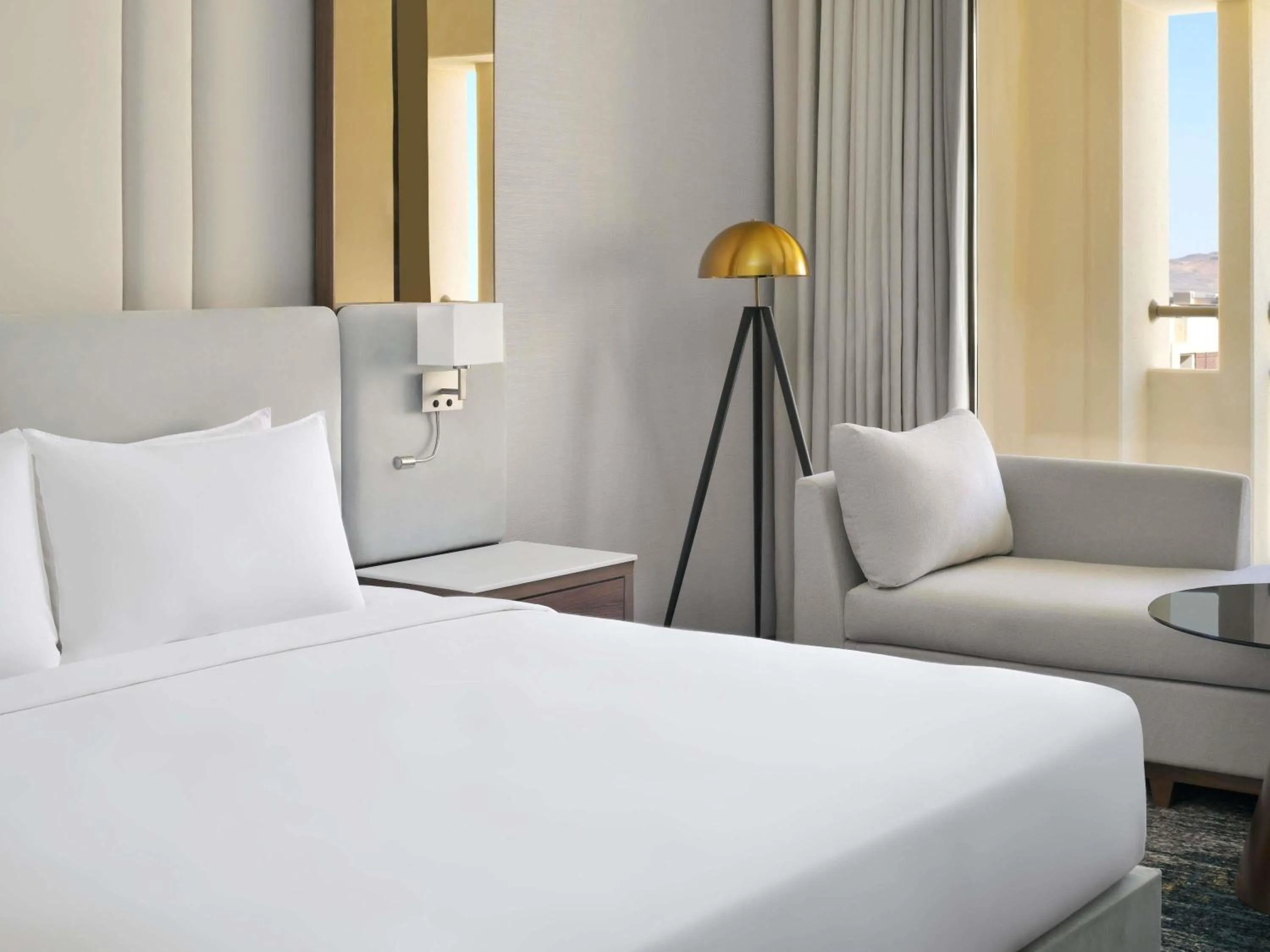 Bedroom, Bed in Mövenpick Hotel Waad Al Shamal