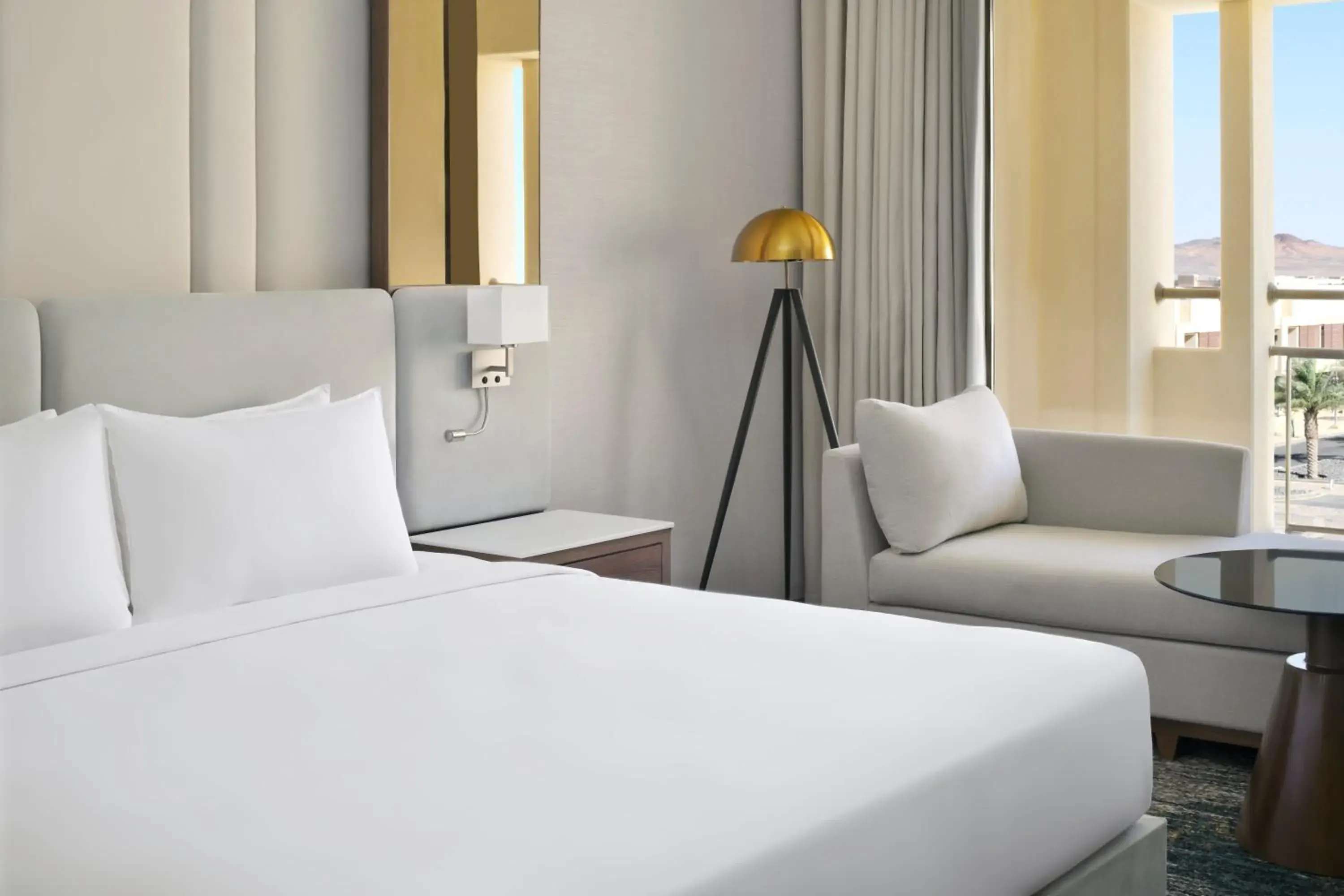 Superior Double Room with Sofa Bed in Mövenpick Hotel Waad Al Shamal Superior Double Room with Sofa Bed in Mövenpick Hotel Waad Al Shamal