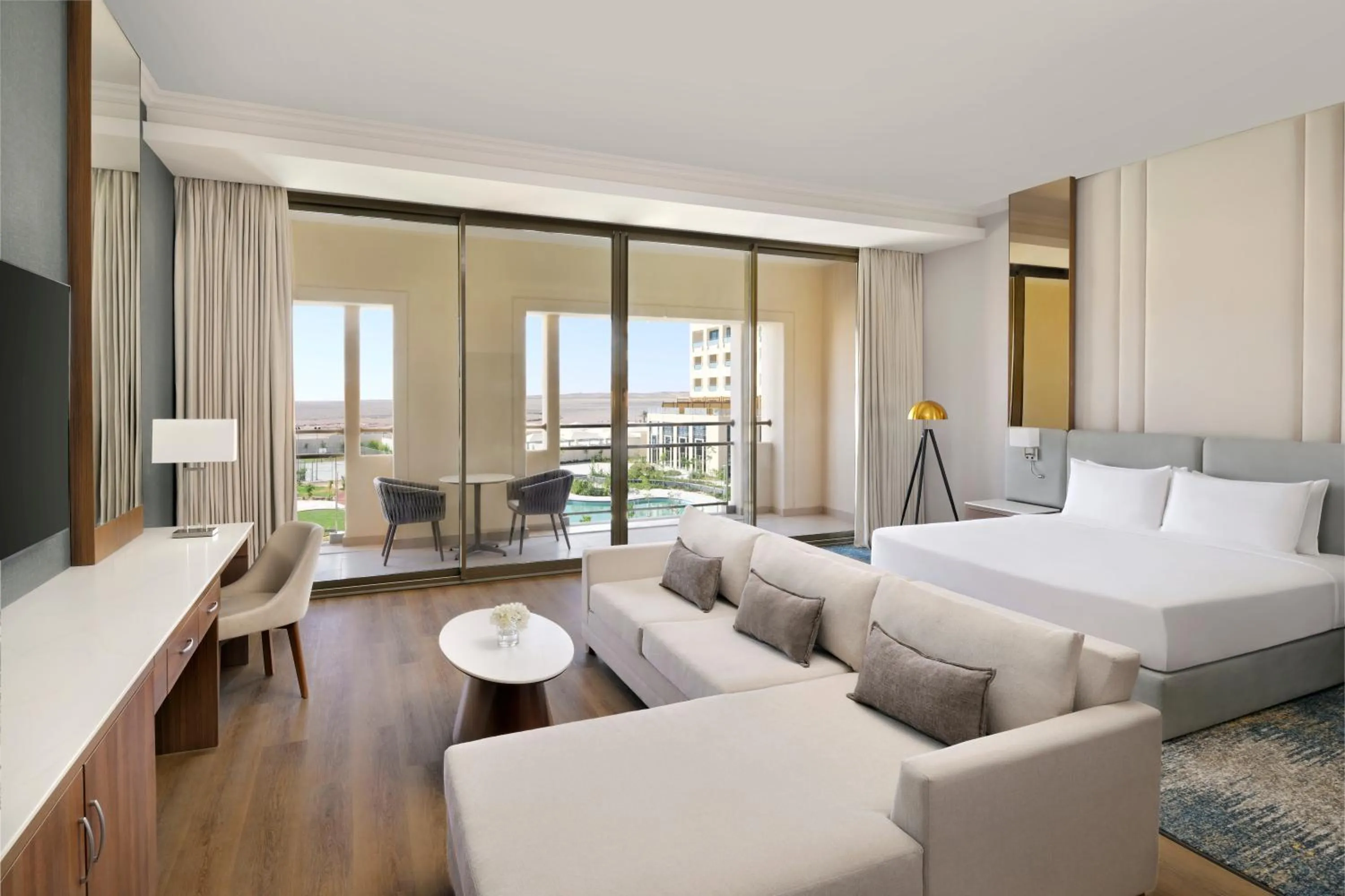 Bedroom, Bed in Mövenpick Hotel Waad Al Shamal