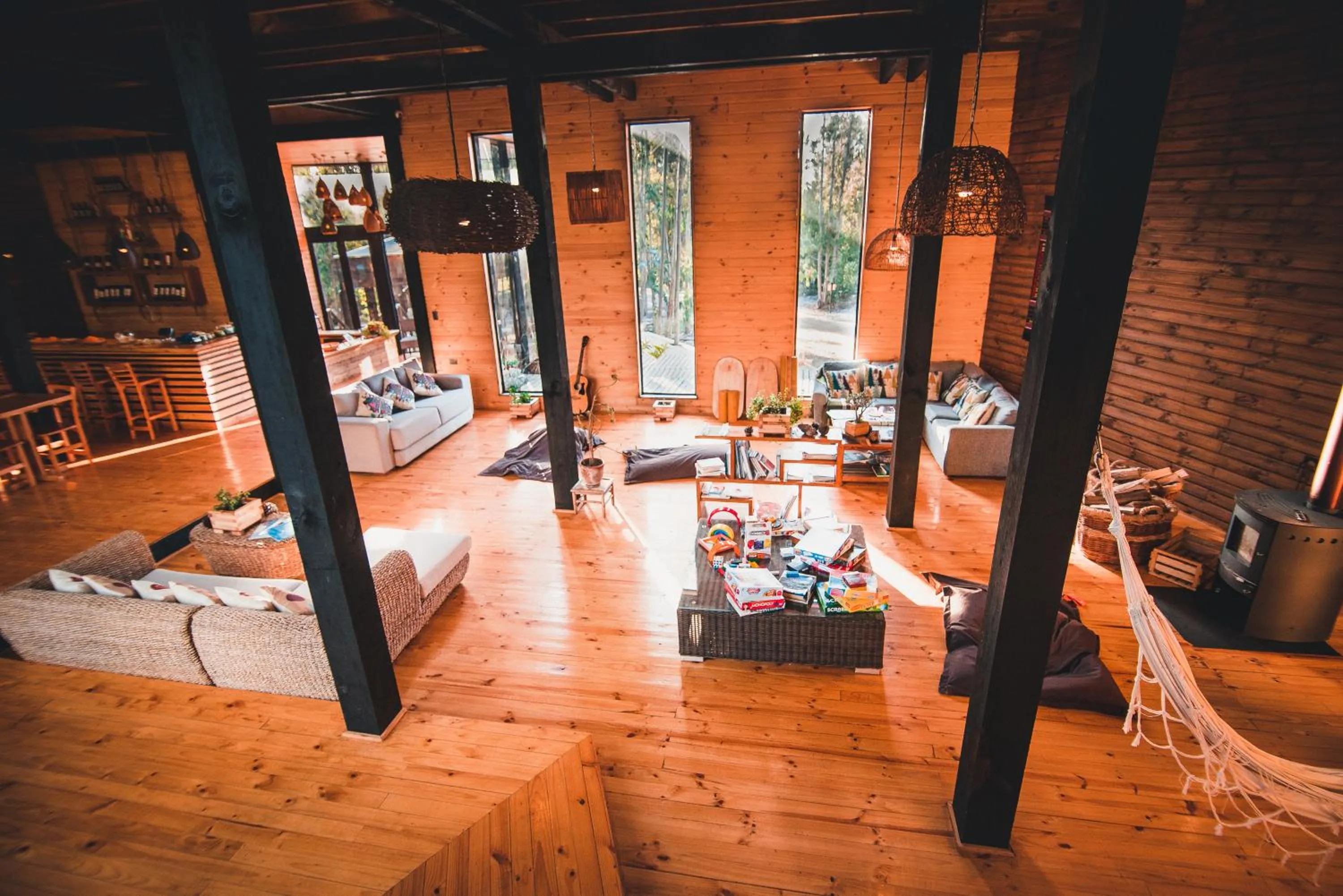 Living room, Bed in Tripanko Lodge & Bungalows