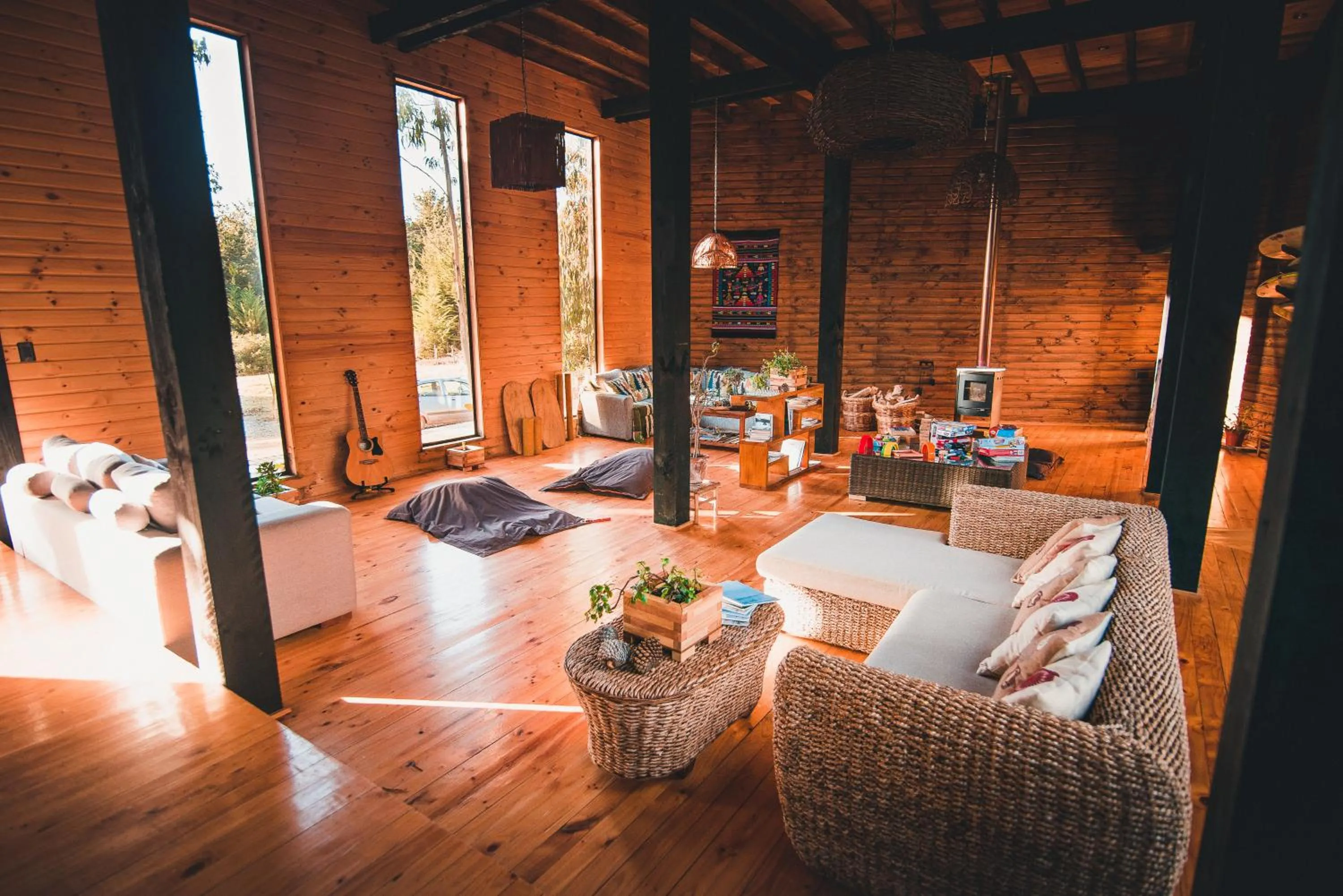 Living room in Tripanko Lodge & Bungalows