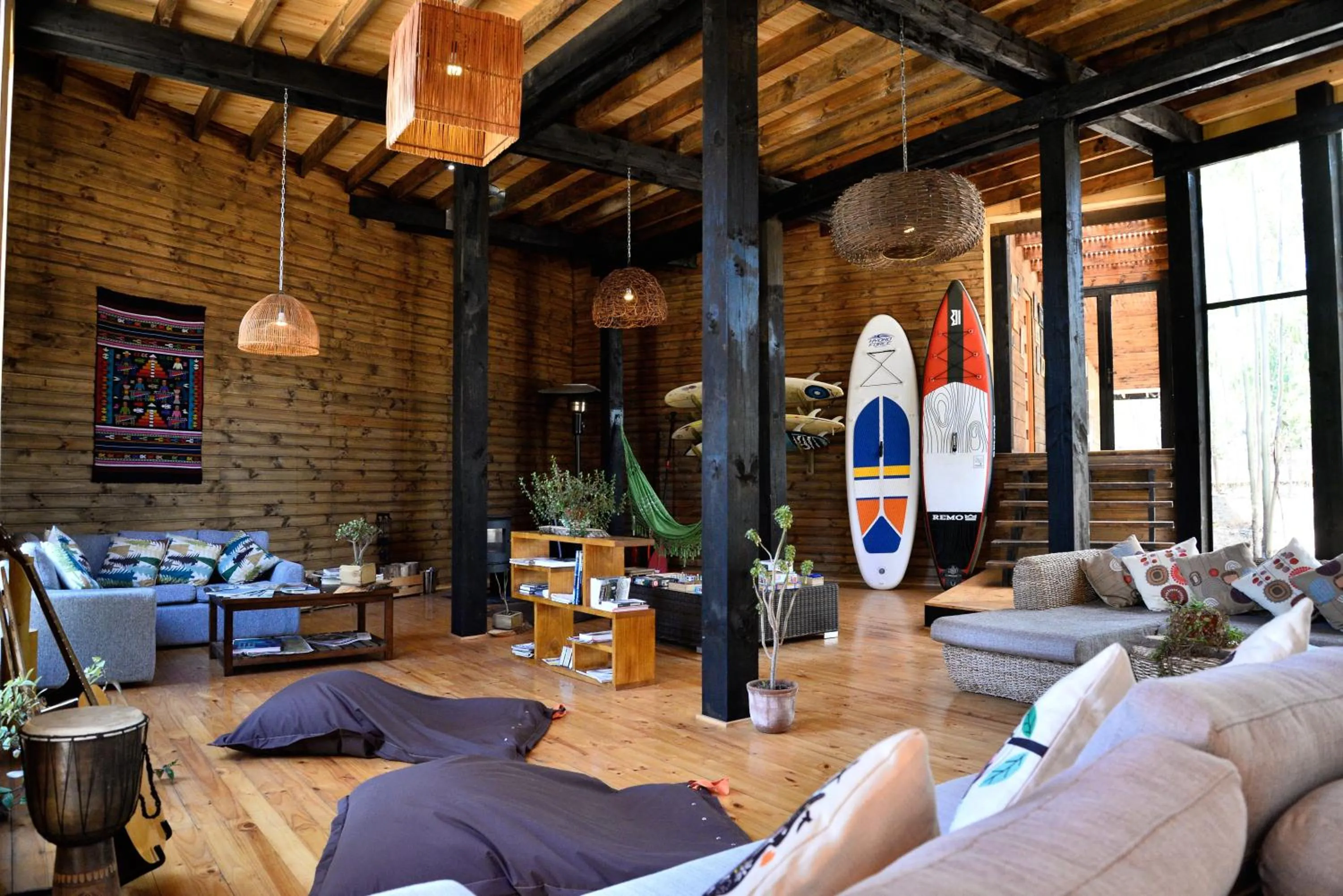 Living room in Tripanko Lodge & Bungalows