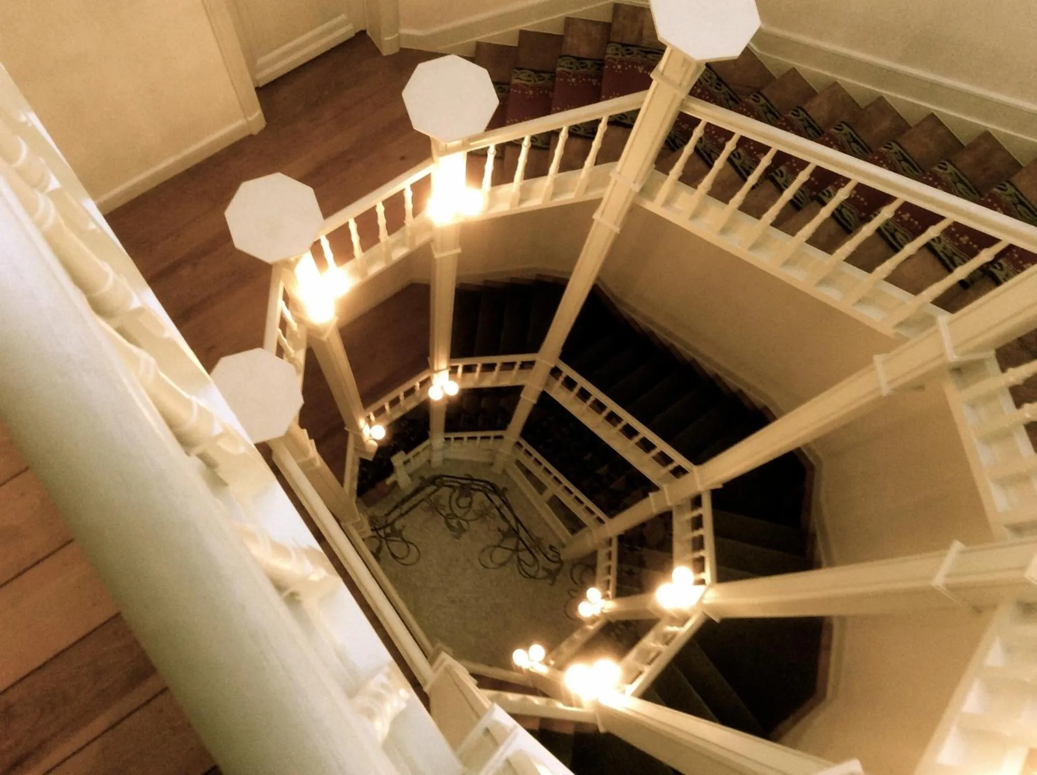 Decorative detail in Maison Flagey Brussels