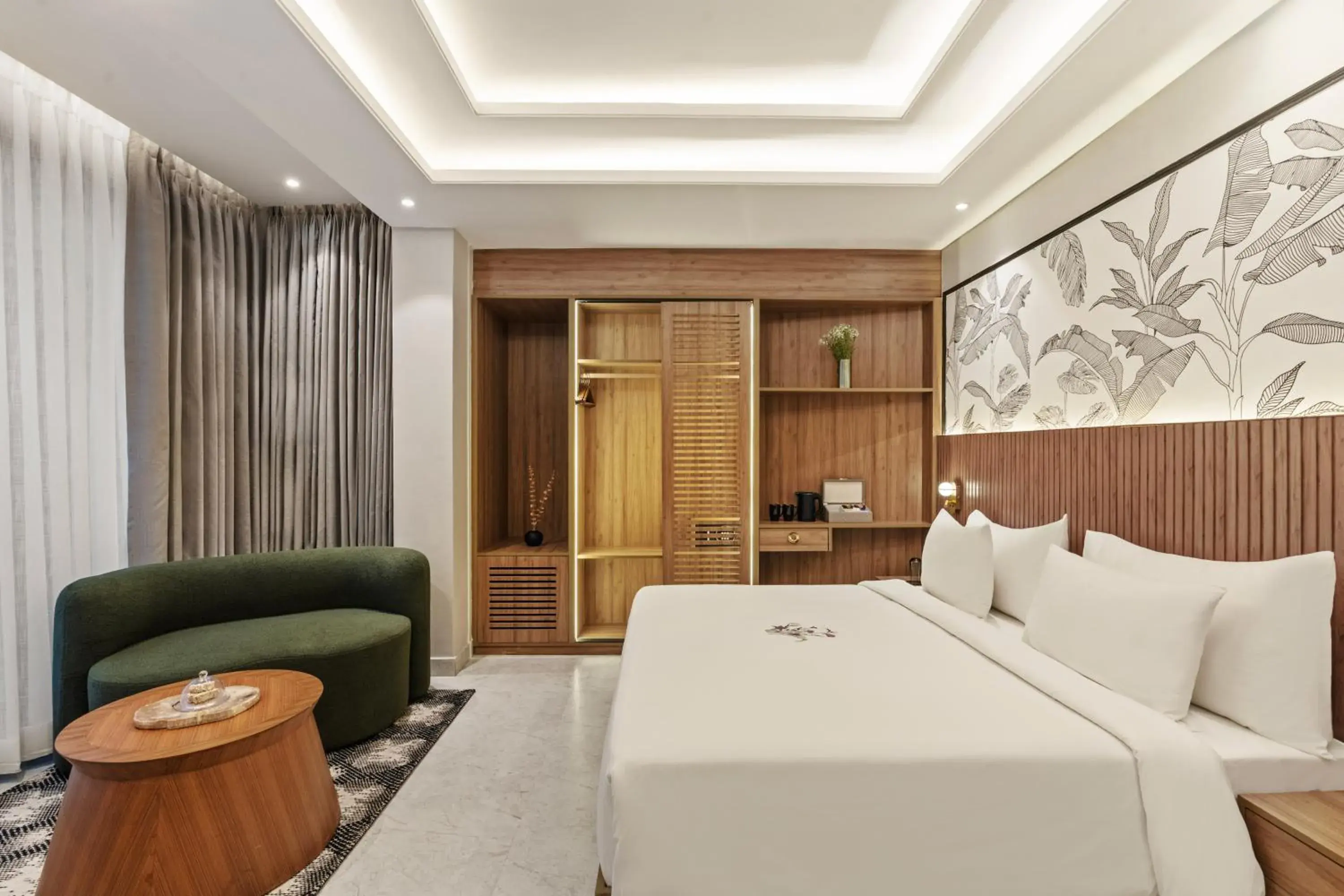 Bed in ZANA by the Ganges, Tapovan, Rishikesh Bed in ZANA by the Ganges, Tapovan, Rishikesh