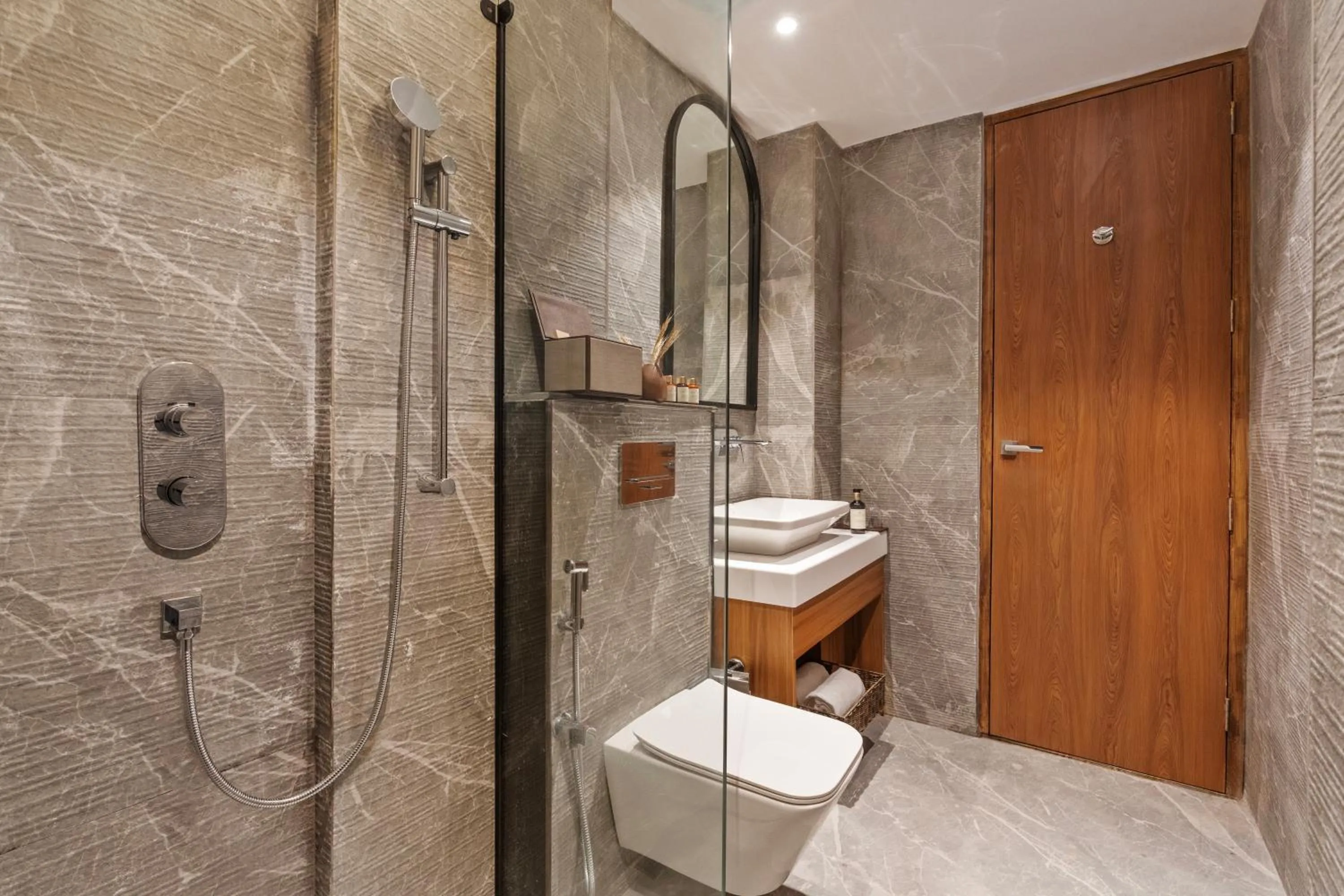 Bathroom in ZANA by the Ganges, Tapovan, Rishikesh