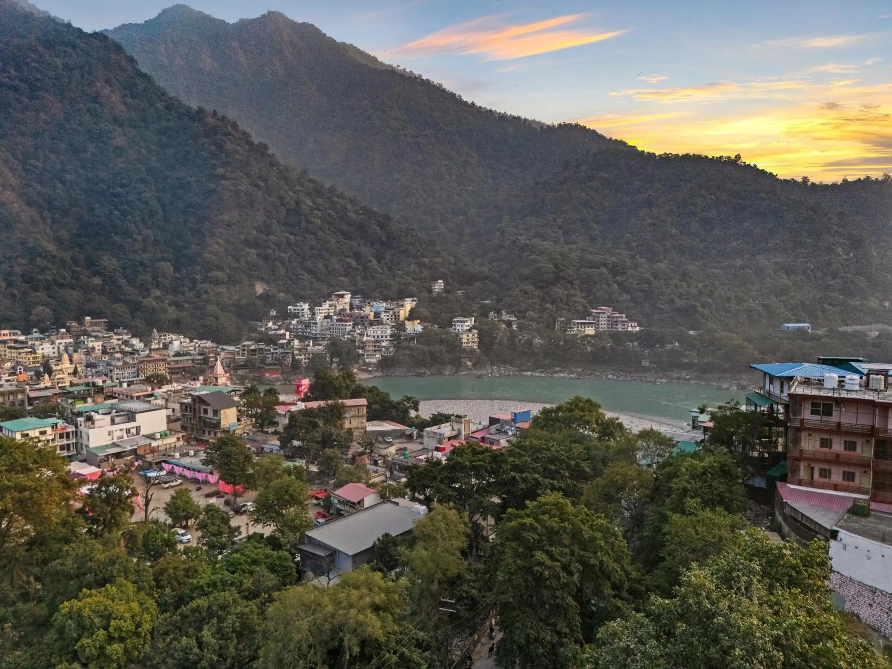 View (from property/room) in ZANA by the Ganges, Tapovan, Rishikesh View (from property/room) in ZANA by the Ganges, Tapovan, Rishikesh