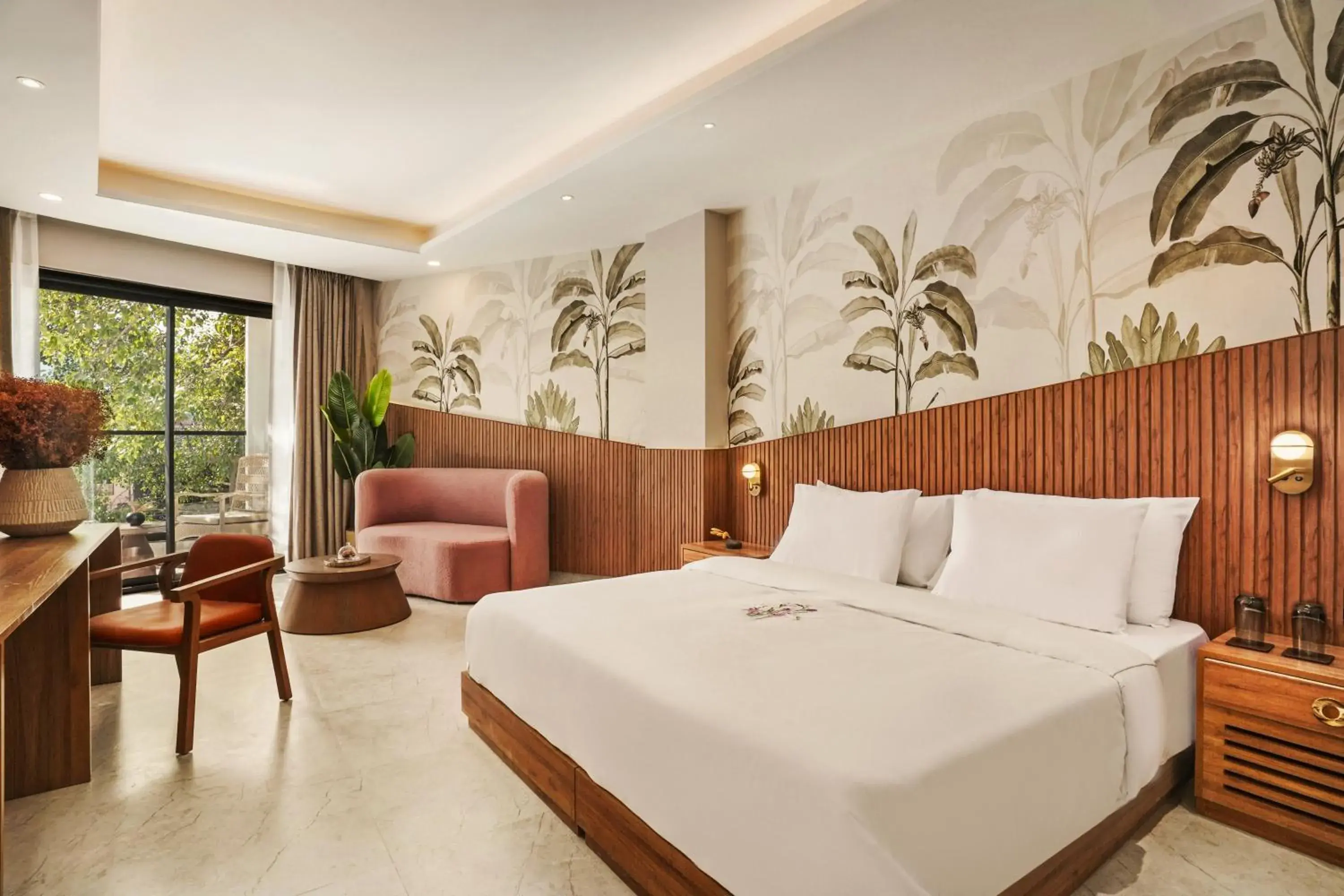 Bed in ZANA by the Ganges, Tapovan, Rishikesh Bed in ZANA by the Ganges, Tapovan, Rishikesh