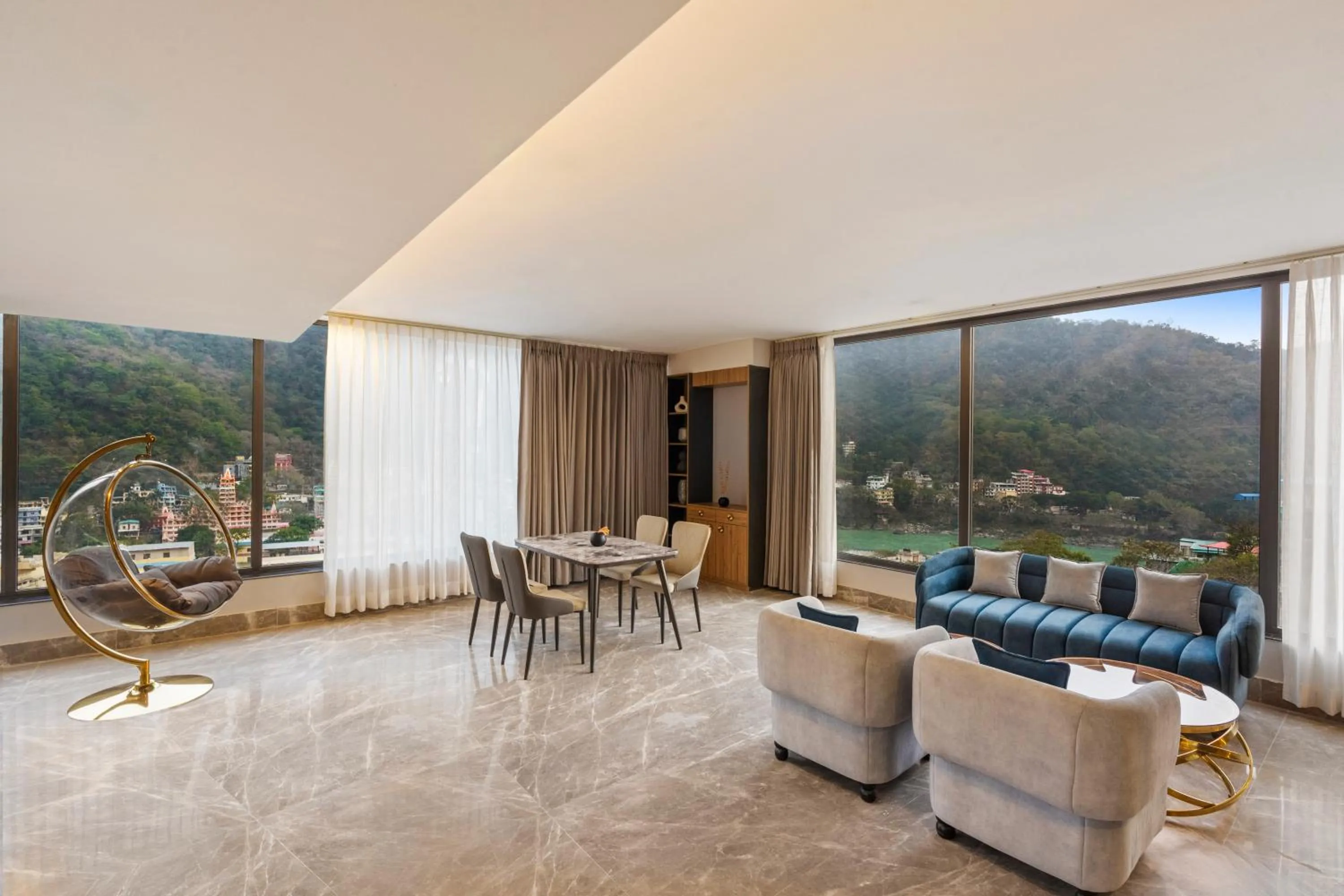 View (from property/room) in ZANA by the Ganges, Tapovan, Rishikesh