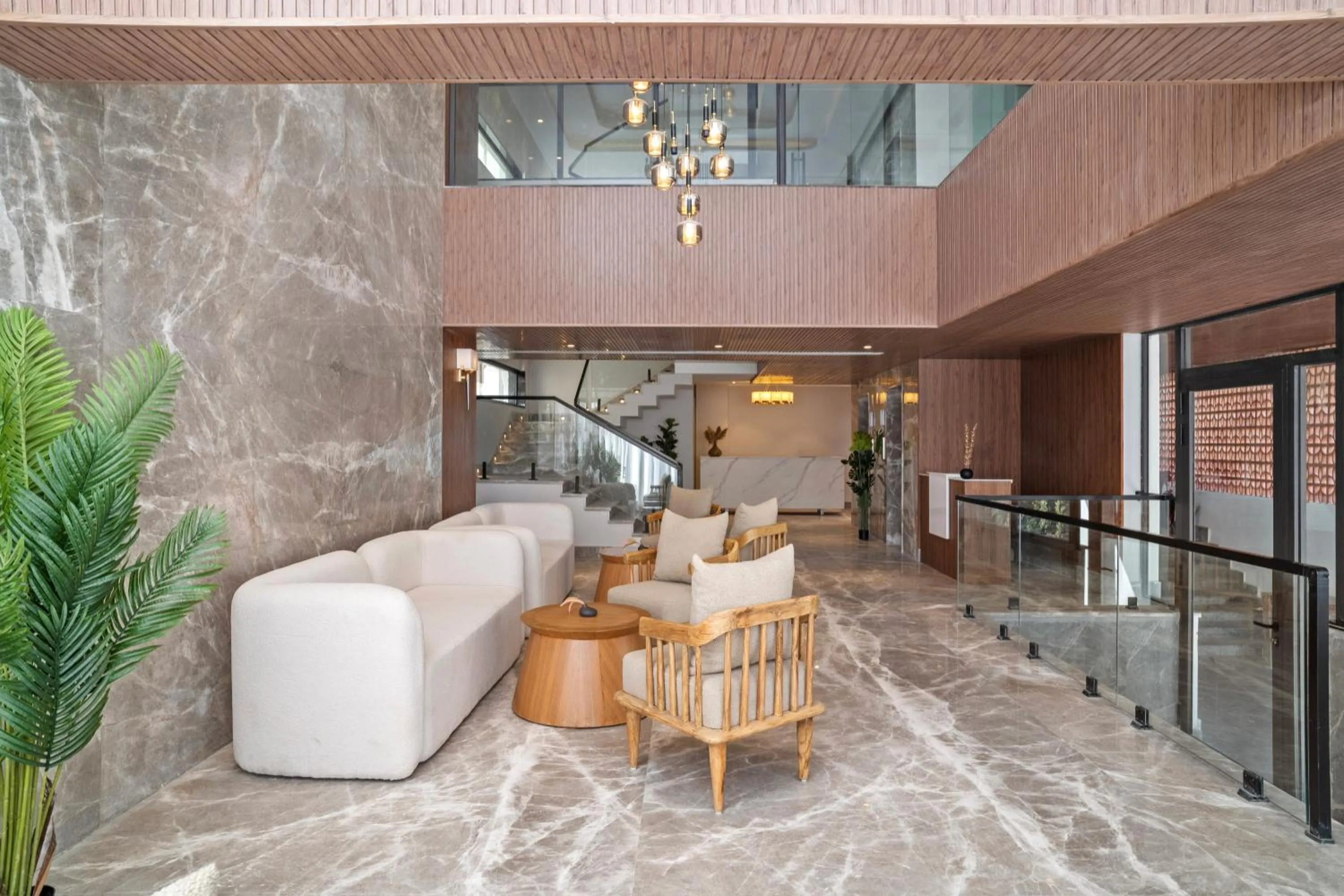 Lobby or reception in ZANA by the Ganges, Tapovan, Rishikesh