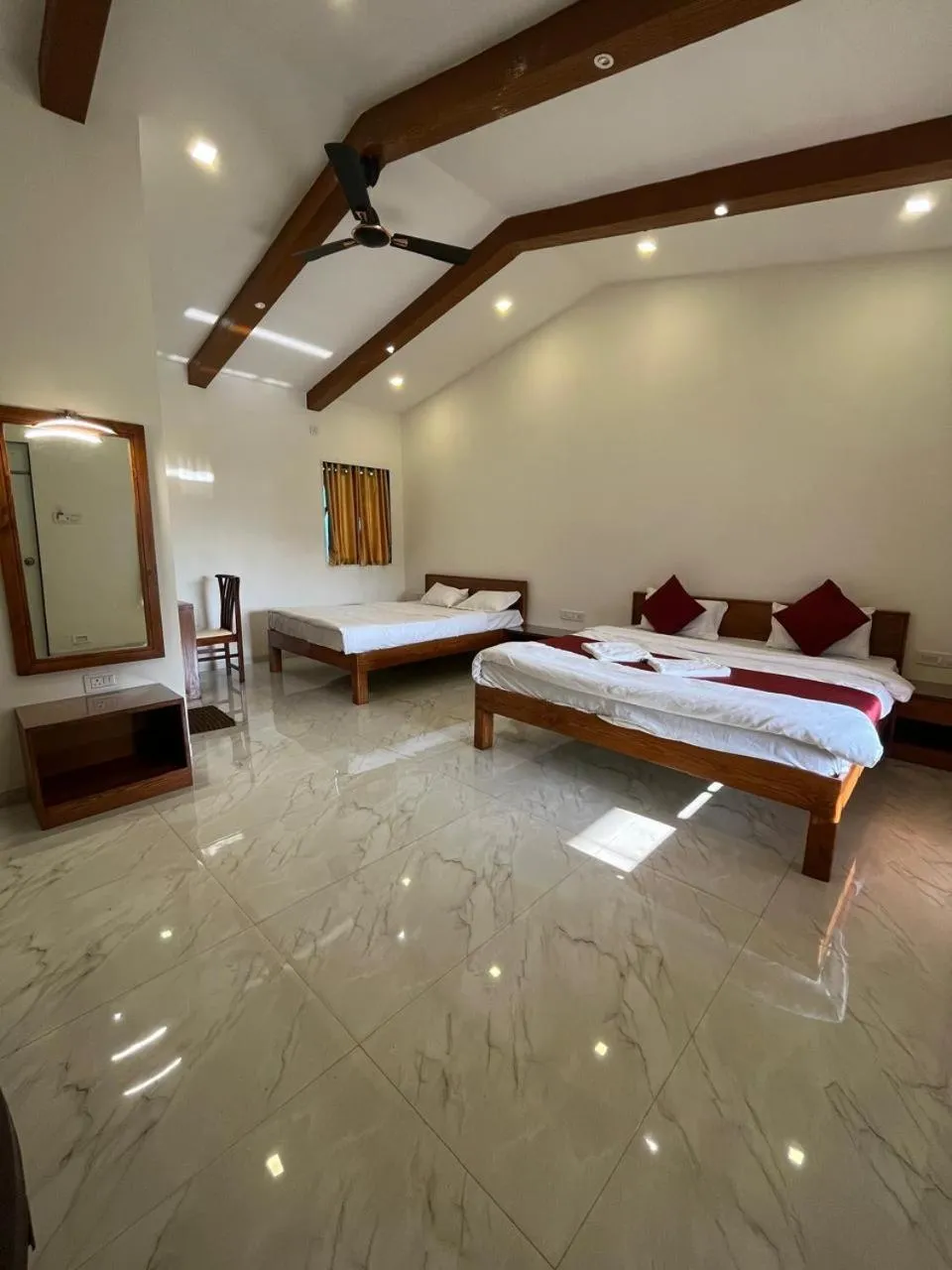 Bedroom in Green Heaven River Side Resort and Villa