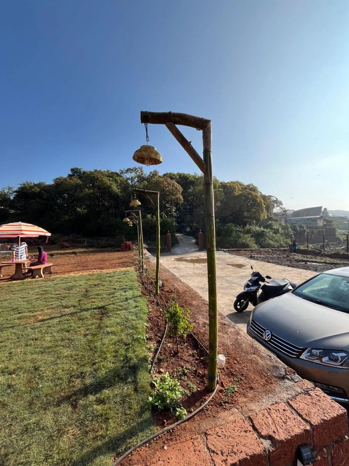 Garden view in Green Heaven River Side Resort and Villa