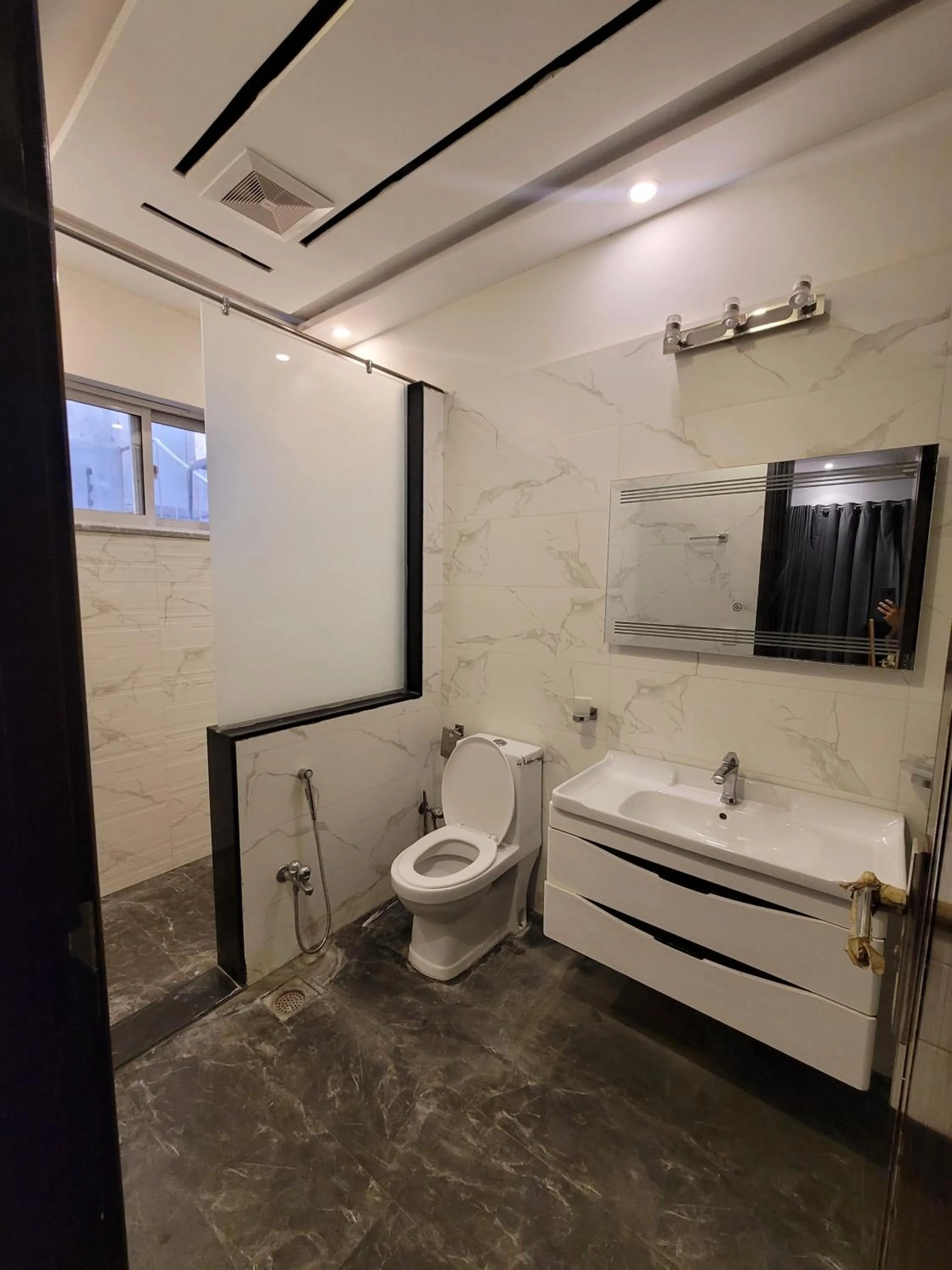 Bathroom in Palm tree suites