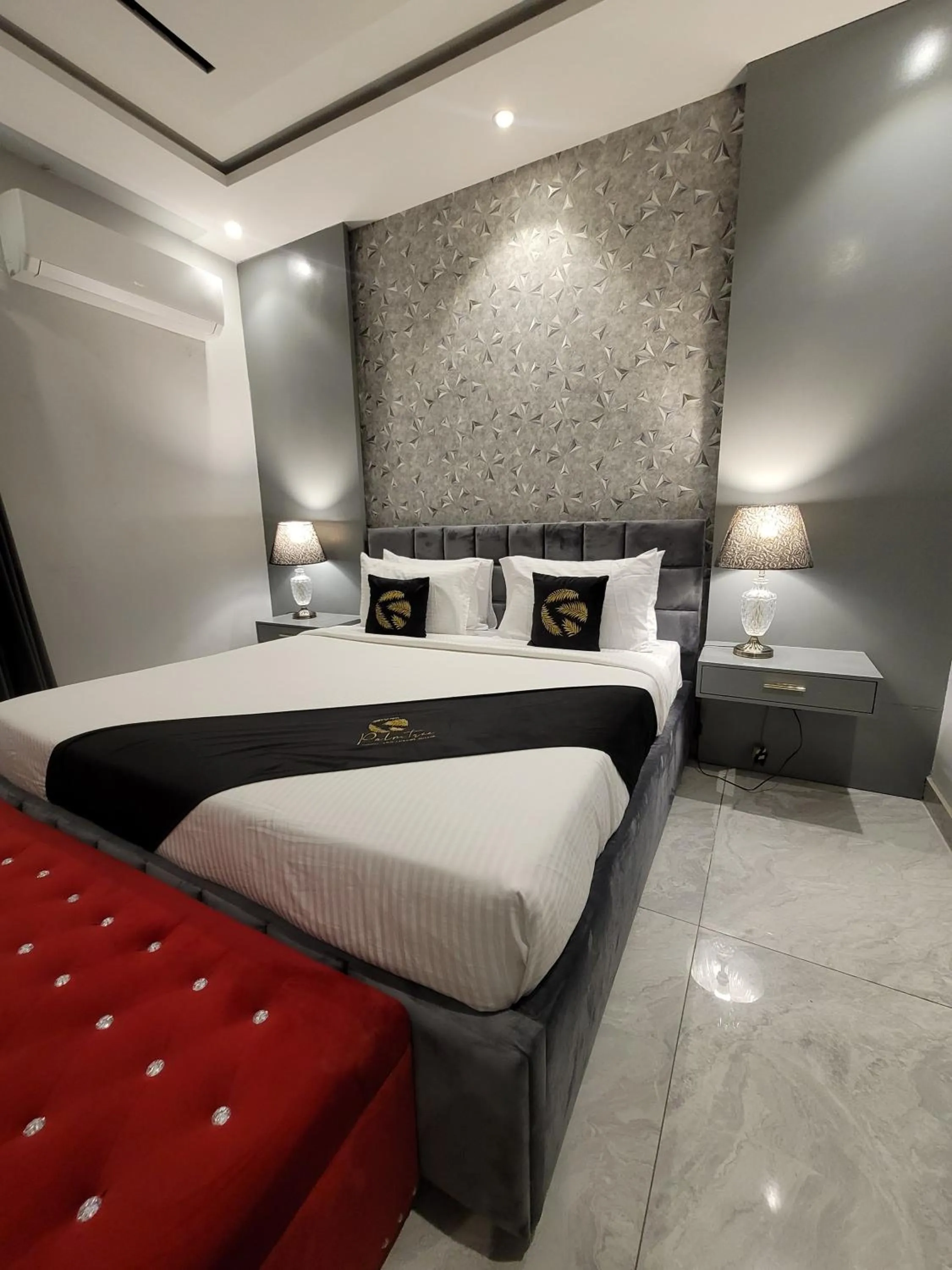 Bed in Palm tree suites