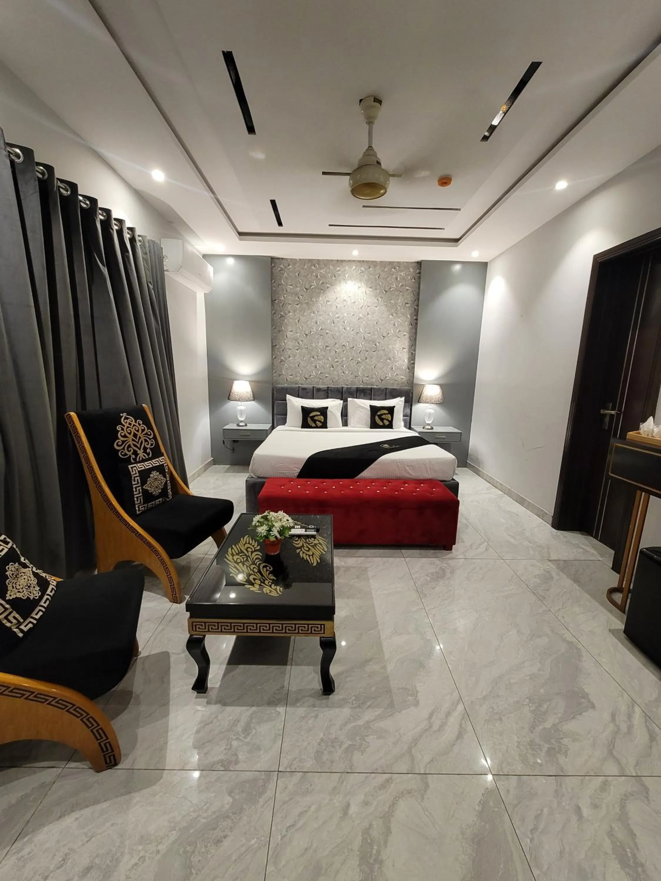 Bed in Palm tree suites