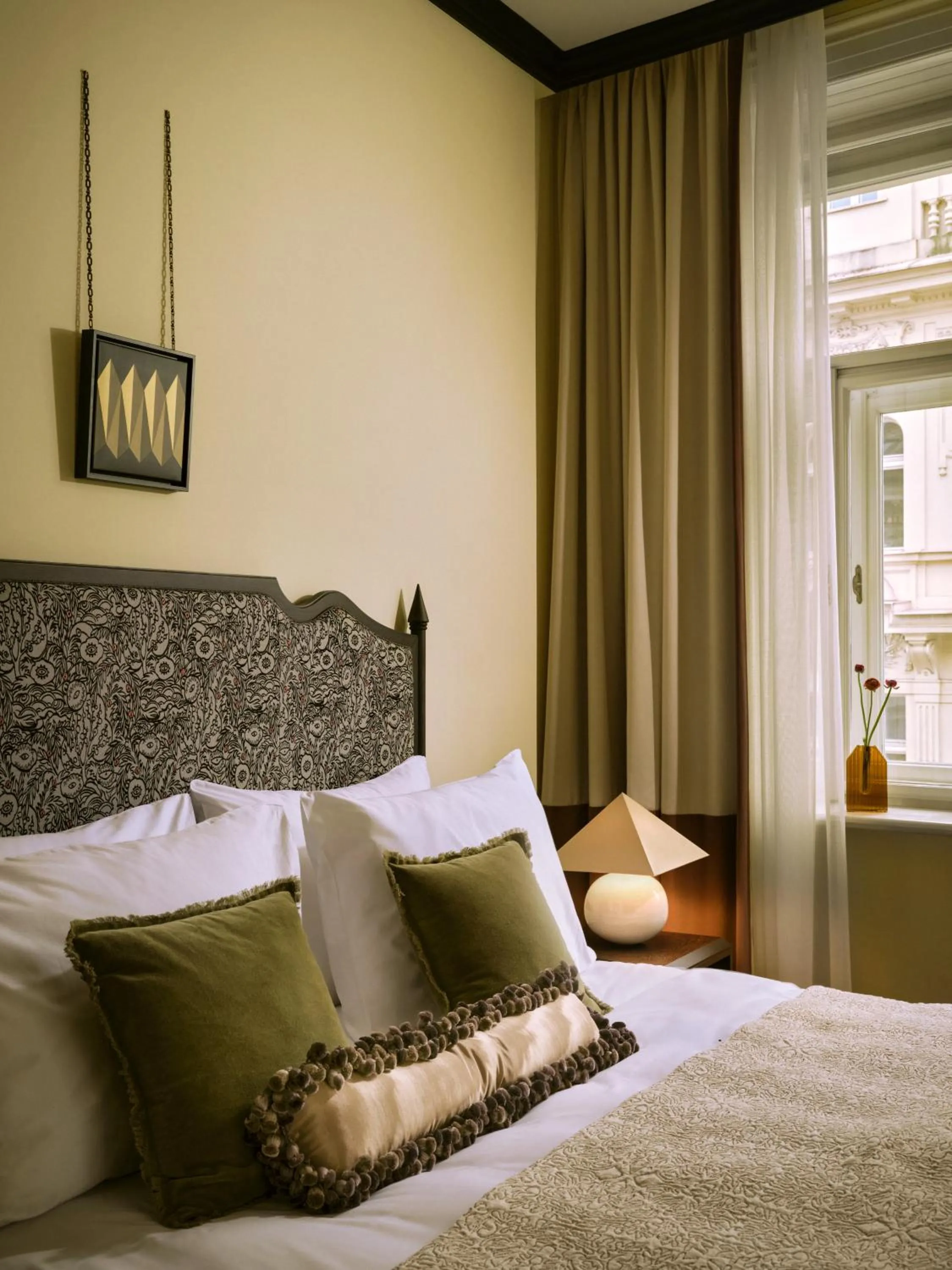 Bed in Sir Prague, part of Sircle Collection