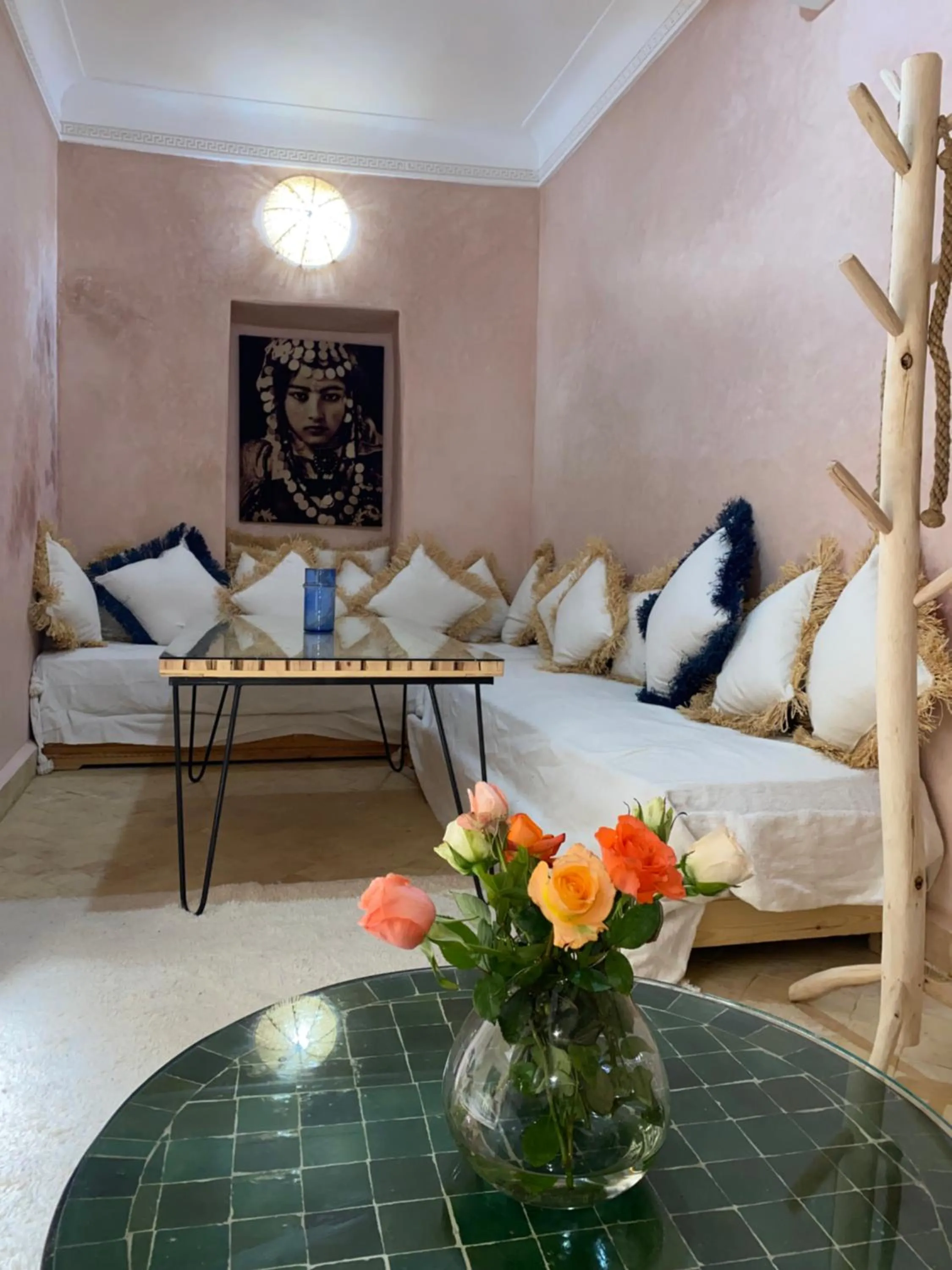 Living room in Riad Dar Khalti Privatisation