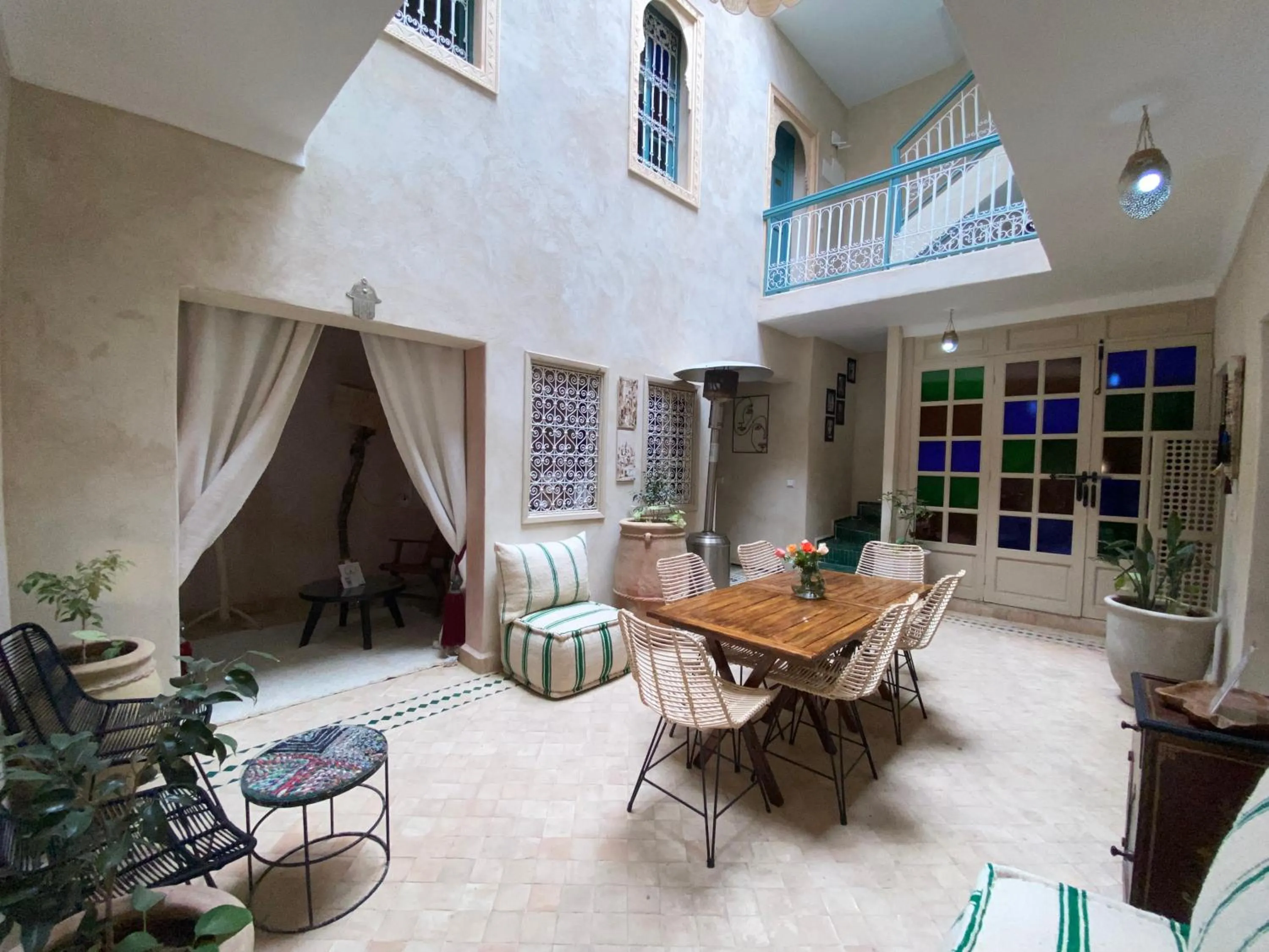 Living room in Riad Dar Khalti Privatisation