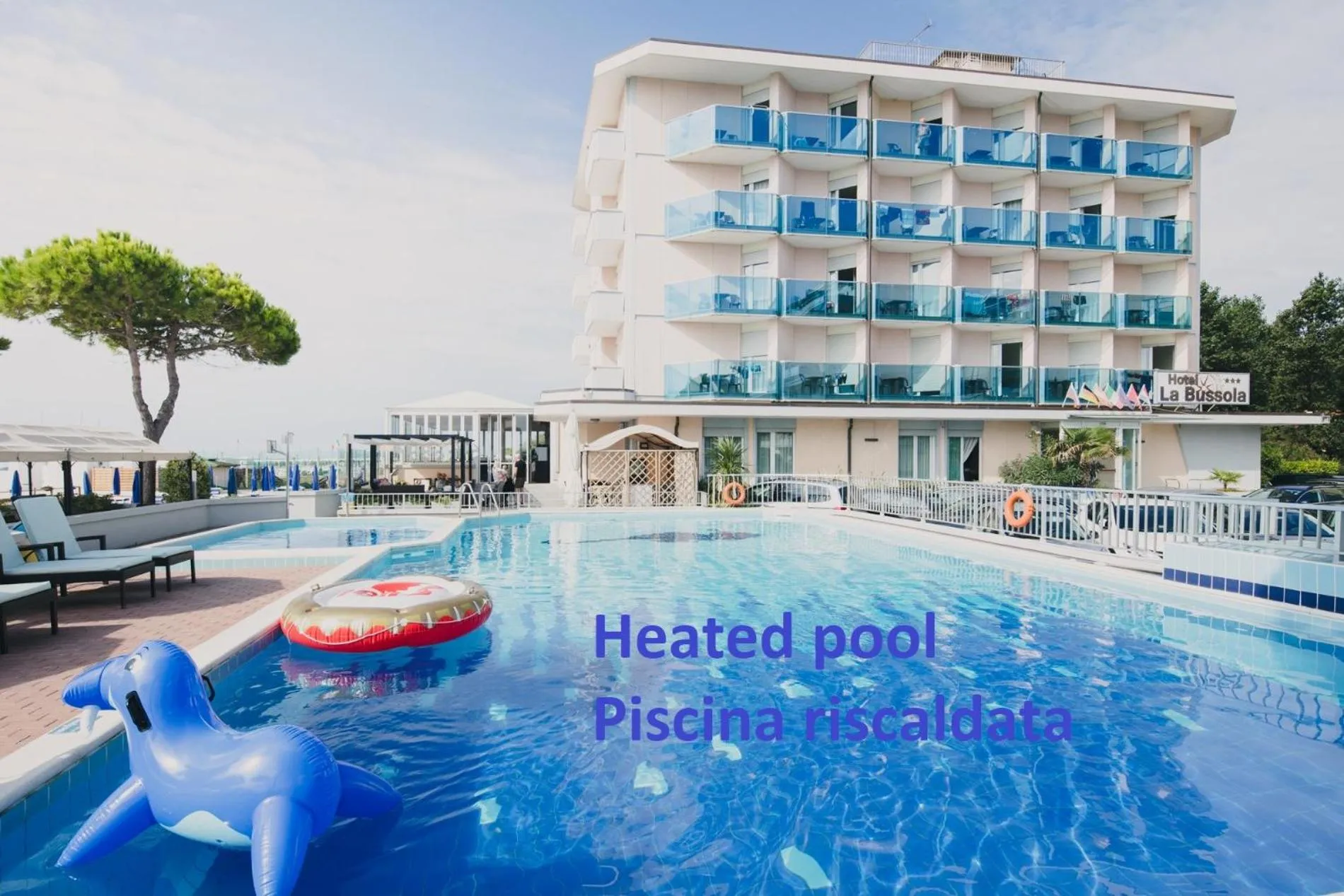 Swimming pool in Hotel La Bussola