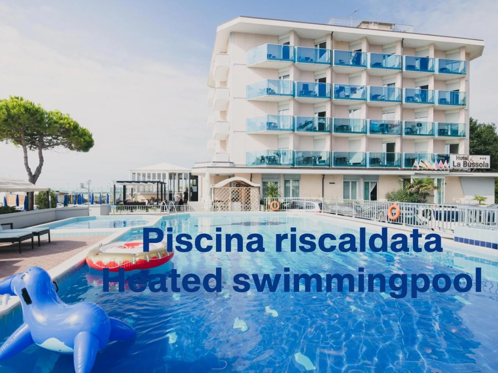 Swimming pool in Hotel La Bussola