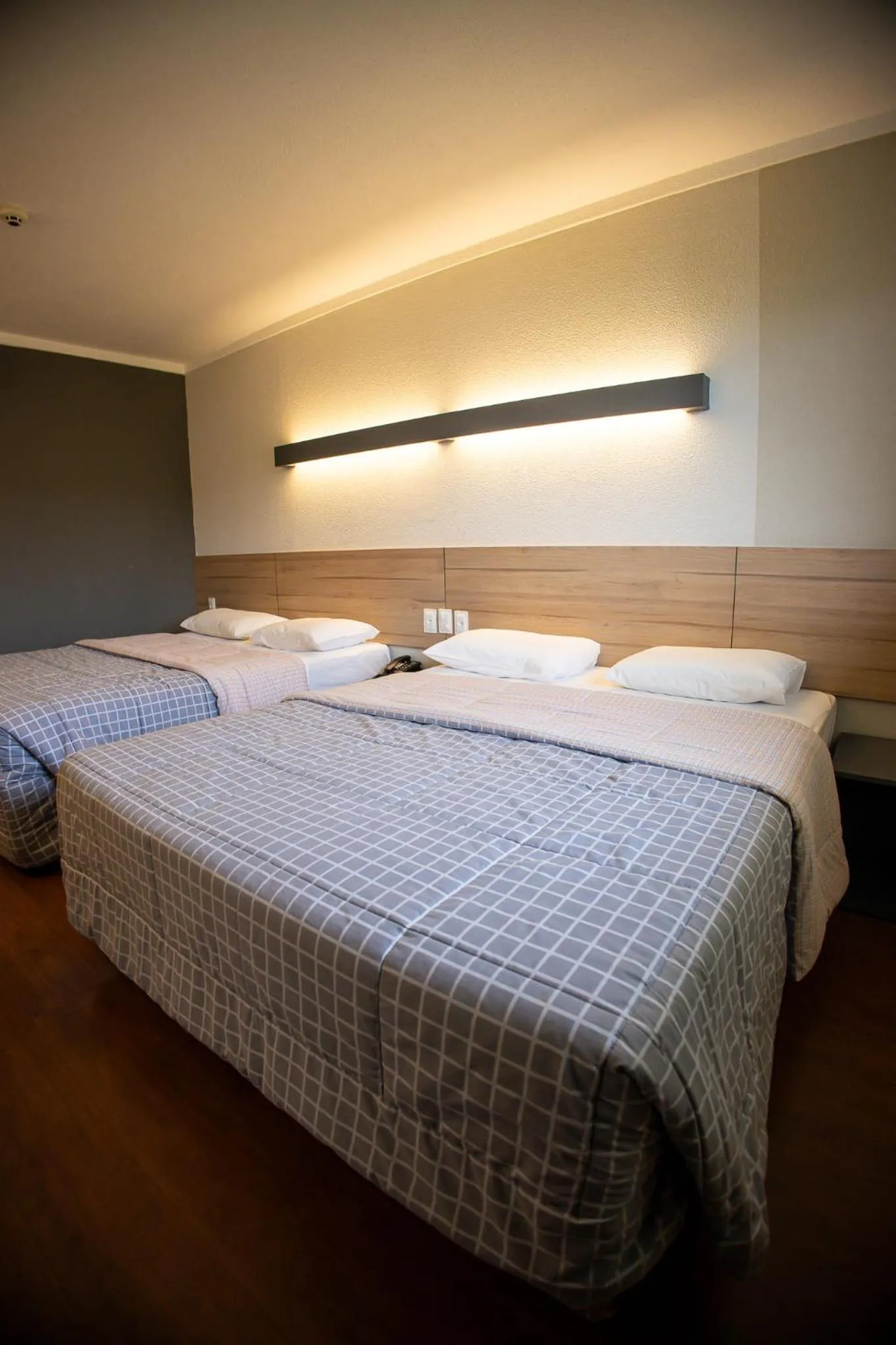 Bed in Hotel 10 Blumenau
